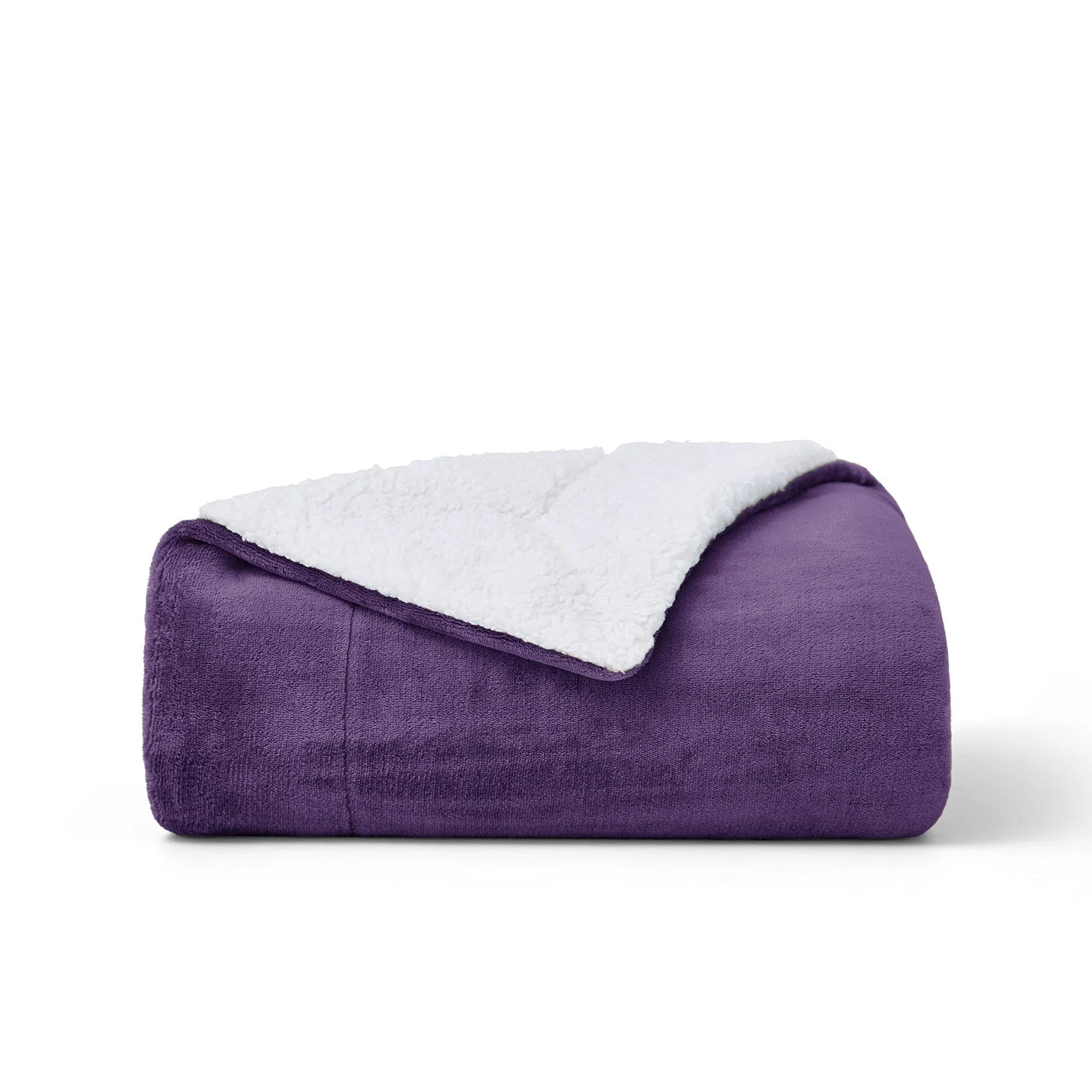 Cozy Sherpa Fleece Throw Blanket