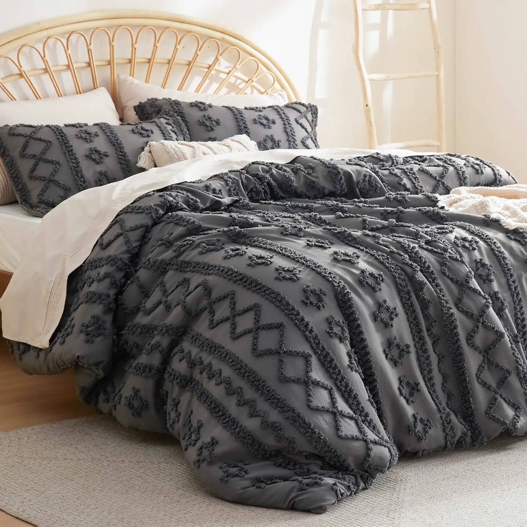 Boho Deluxe Embroidered Comforter Set