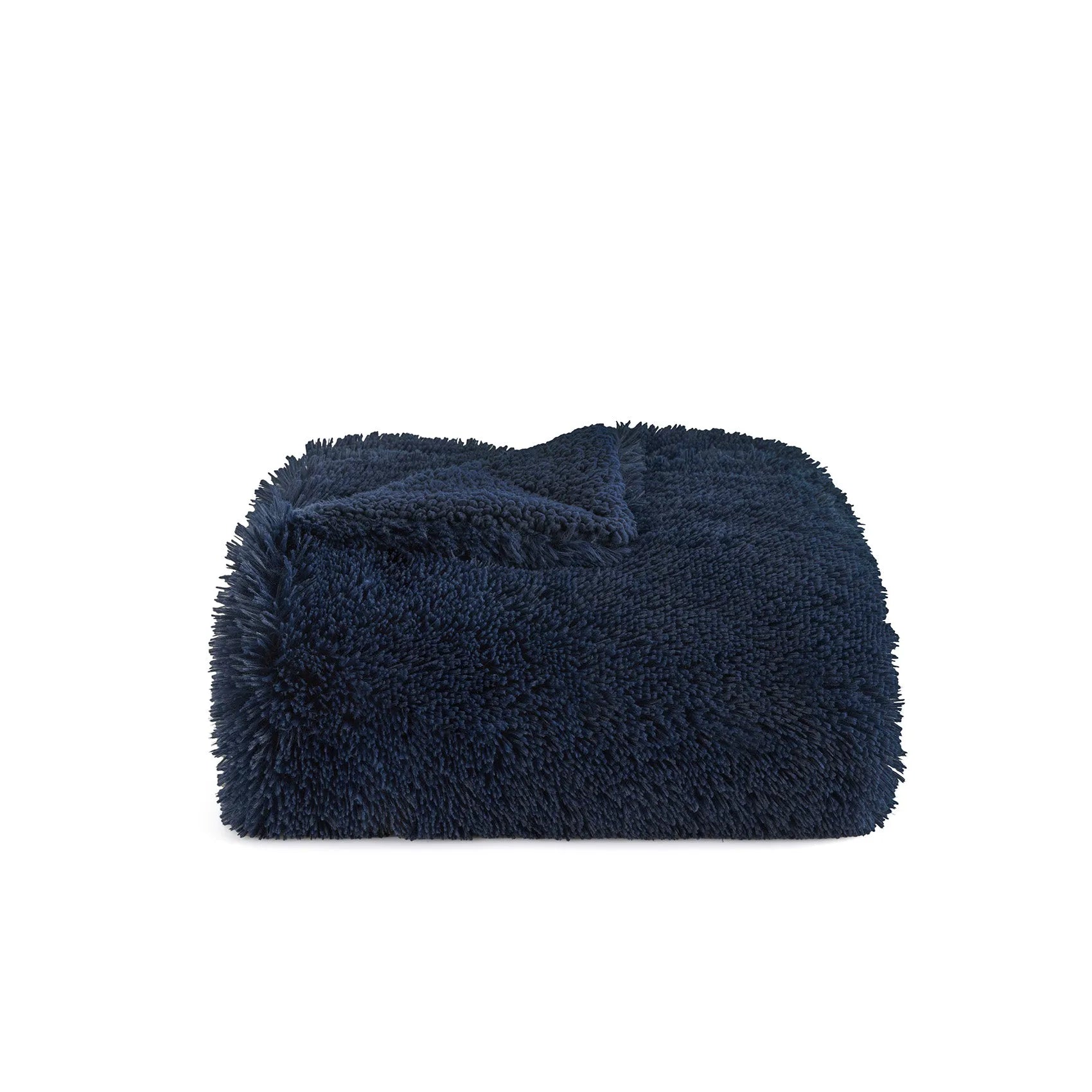 Fuzzy Faux Fur Throw Blanket