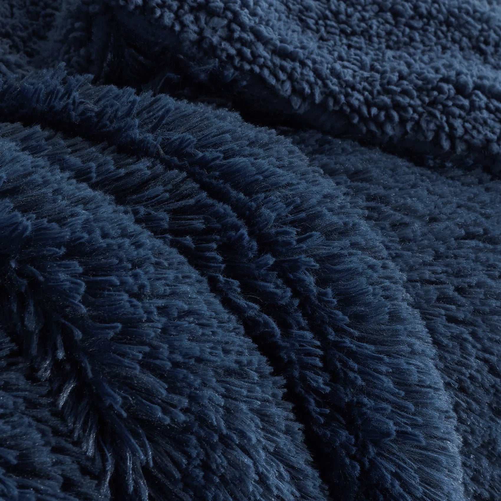 Fuzzy Faux Fur Throw Blanket