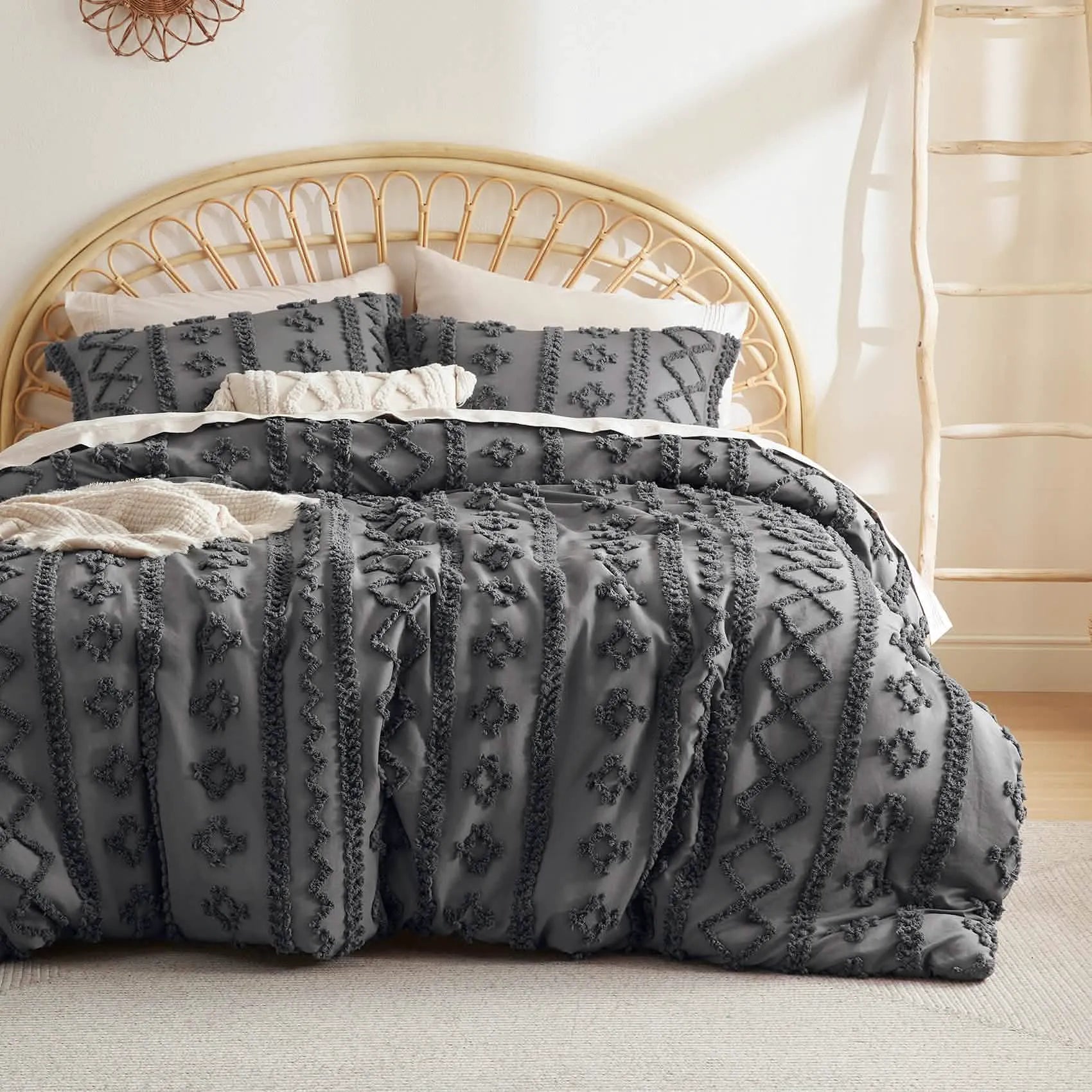 Boho Deluxe Embroidered Comforter Set