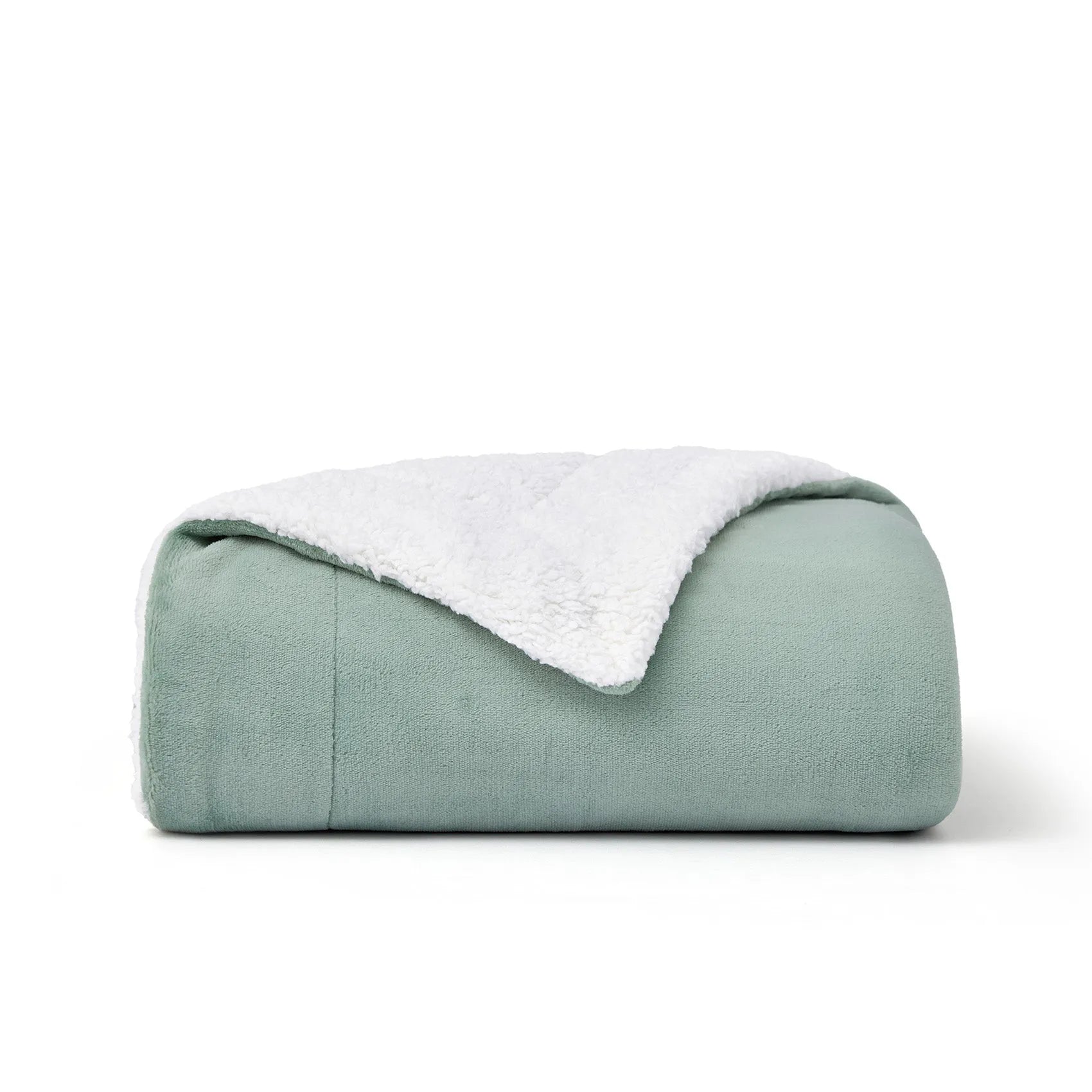 Cozy Sherpa Fleece Throw Blanket