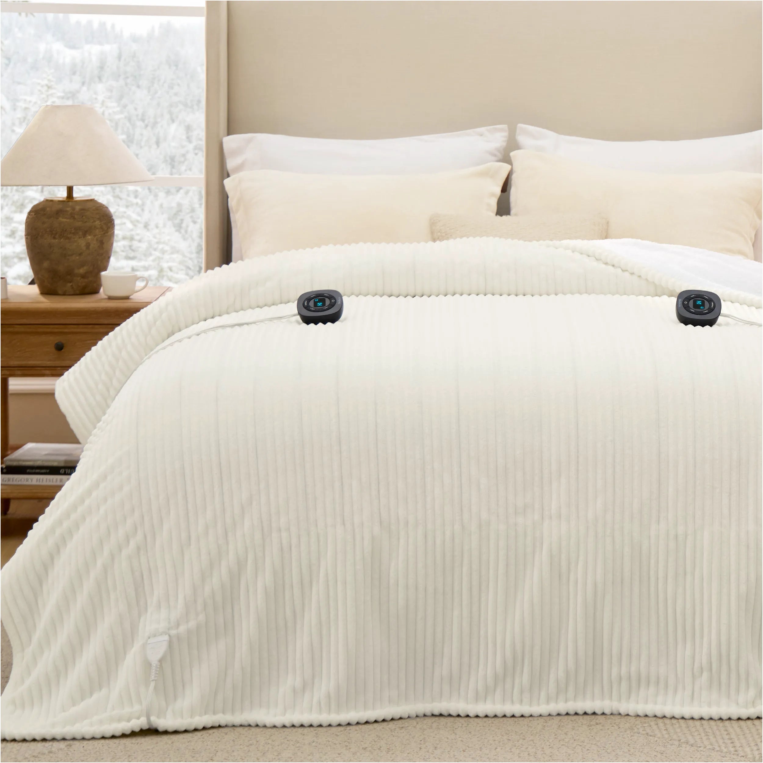 Ribbed Heated Blanket