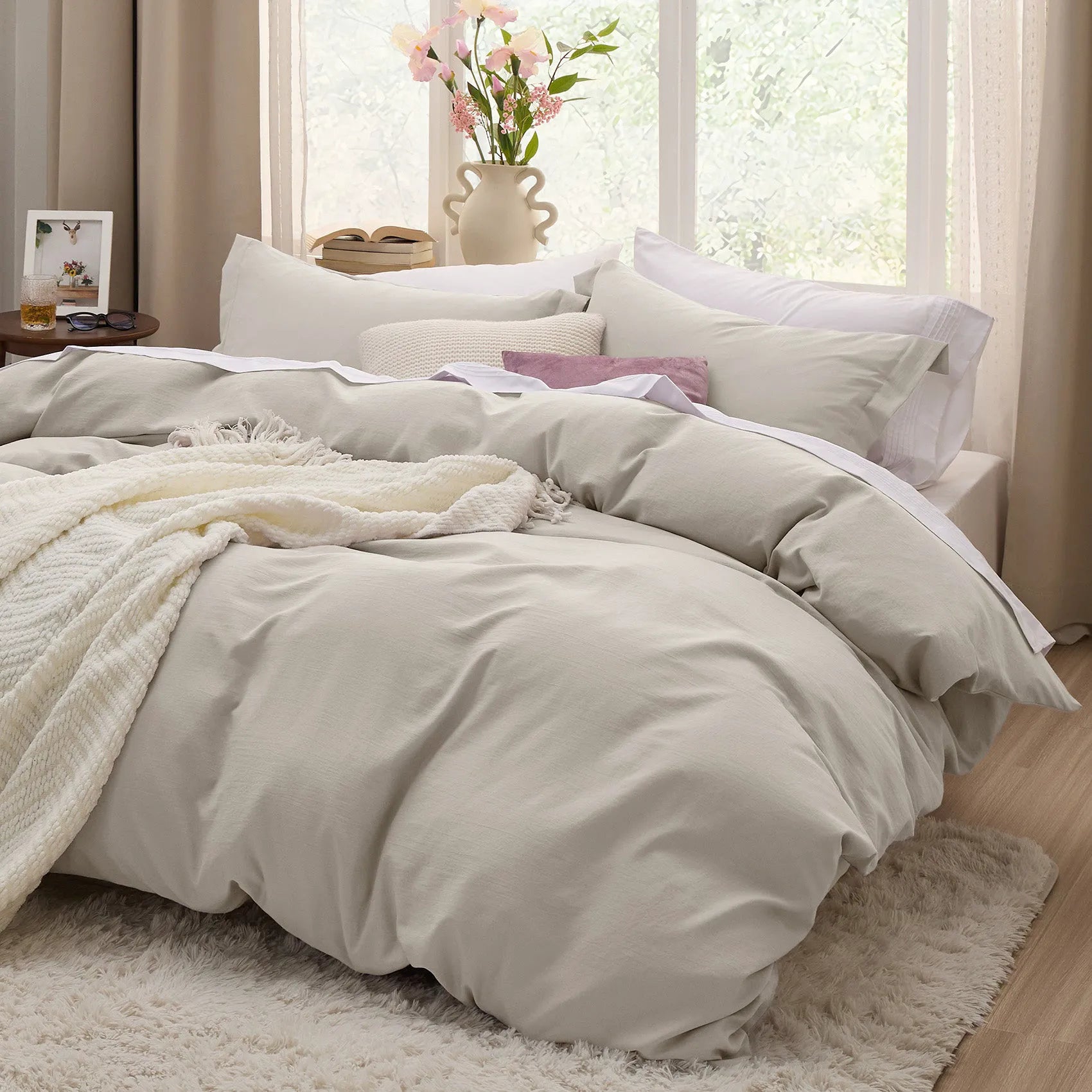 Ultra-Soft Hypoallergenic Microfiber Duvet Cover Set
