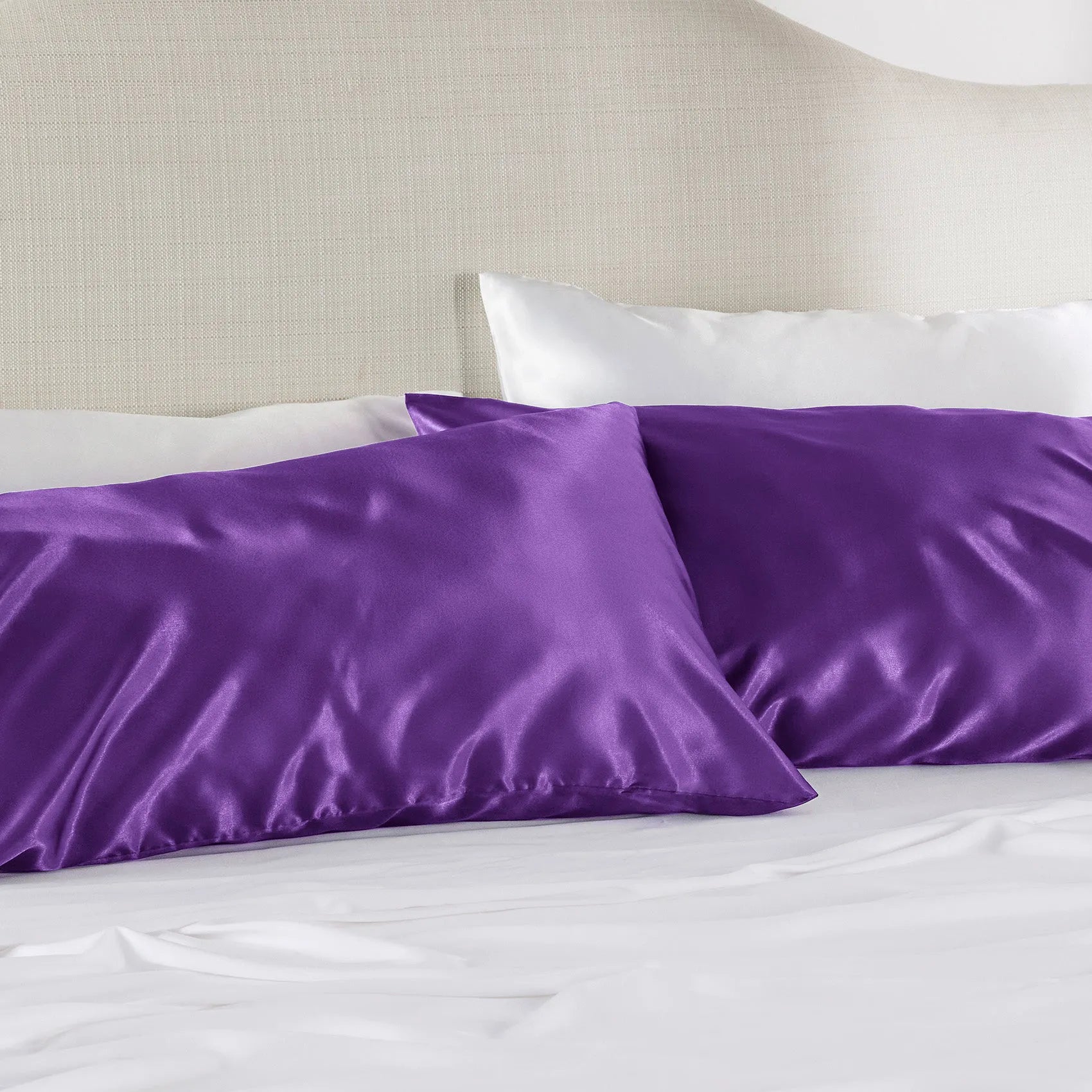 Luxurious Solid Satin Pillowcase