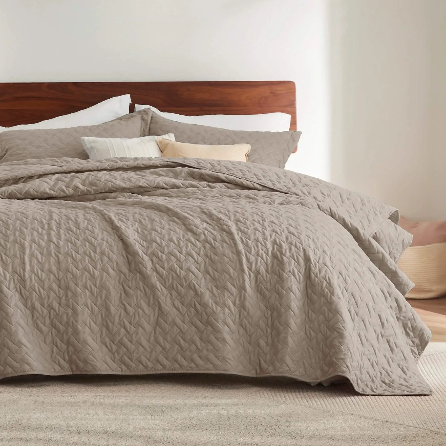 Basketweave Quilt Set