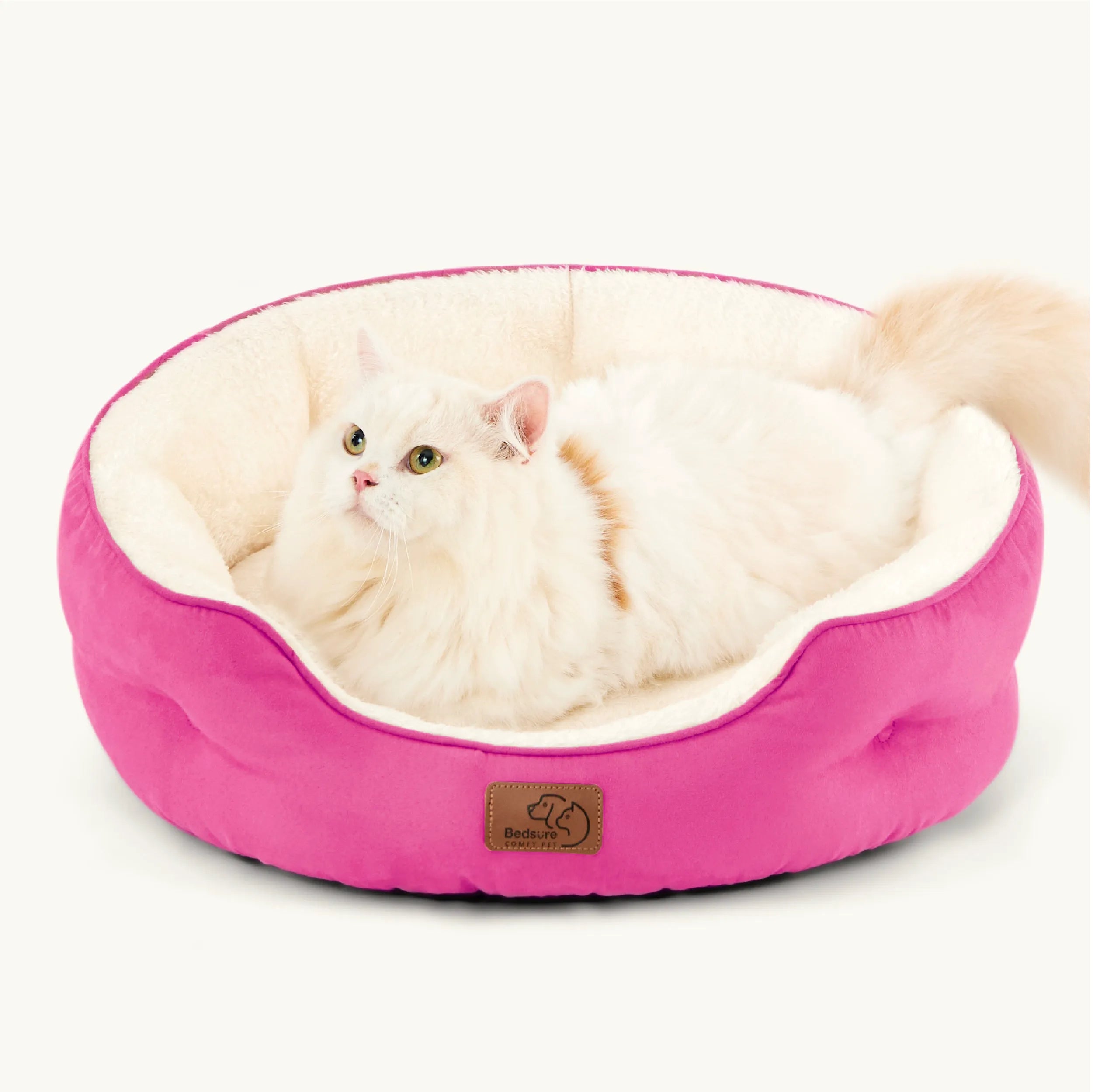 Round Solid Pet Bed