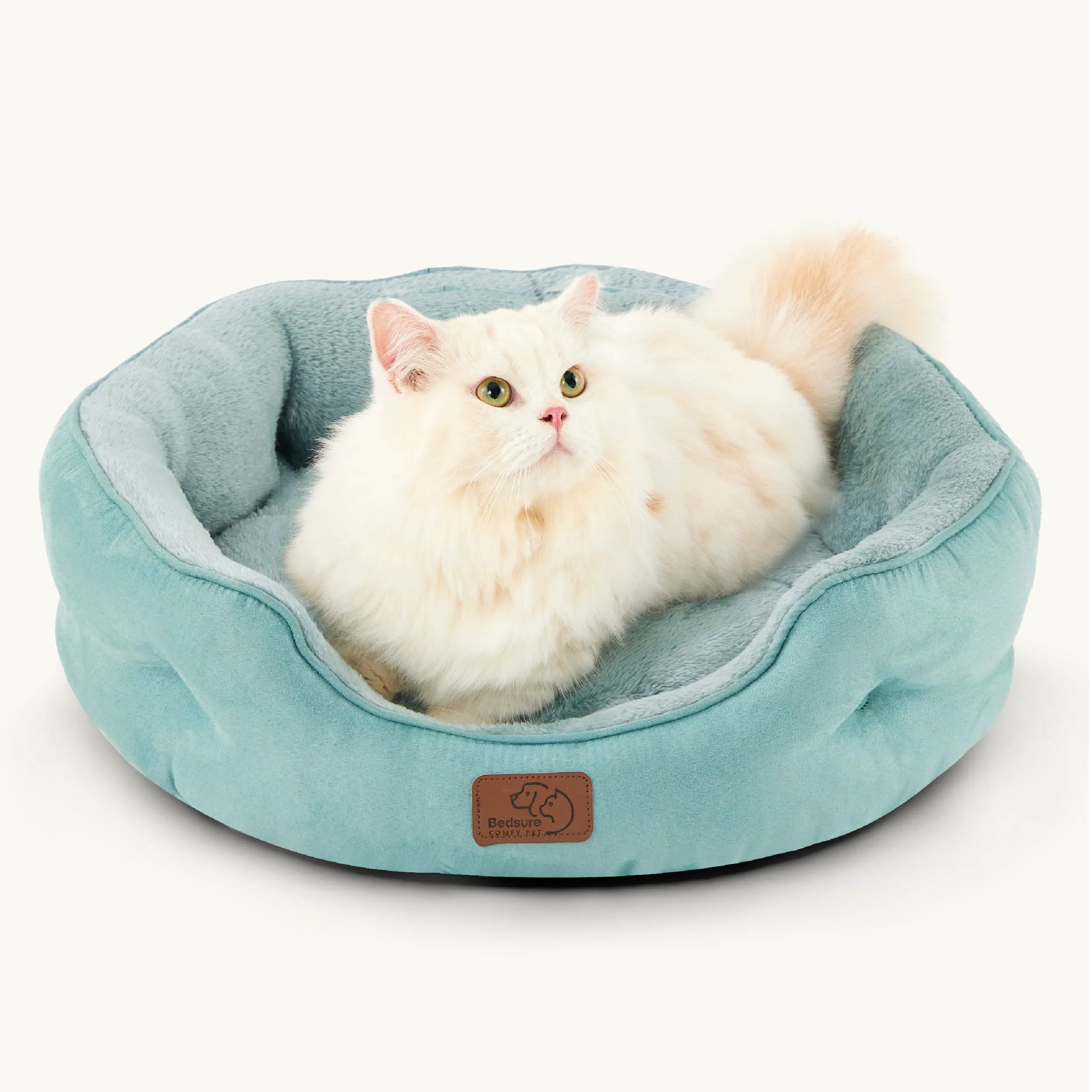 Round Solid Pet Bed