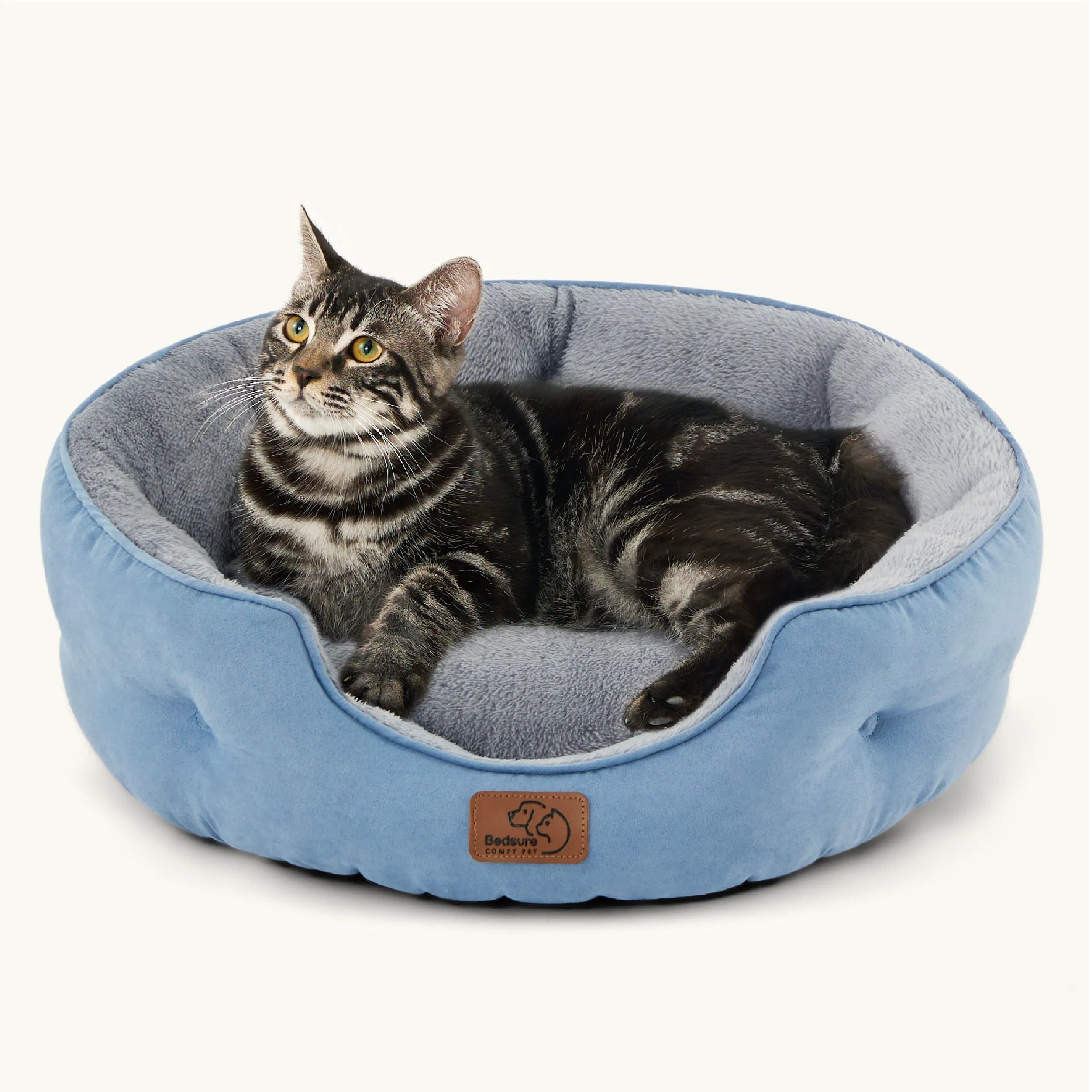 Round Solid Pet Bed