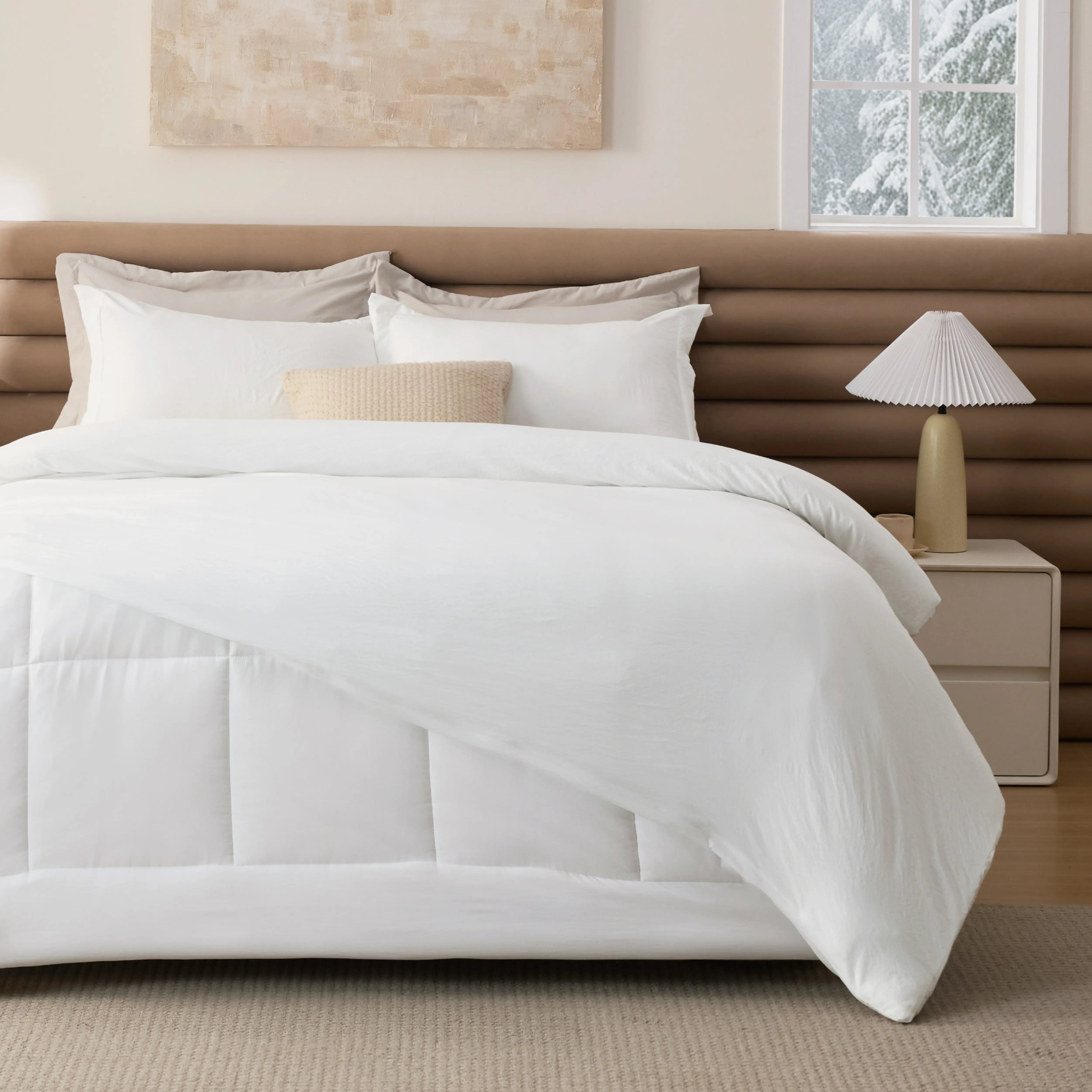 Prewashed Cotton-Like Down Alternative Bed-in-a-Bag