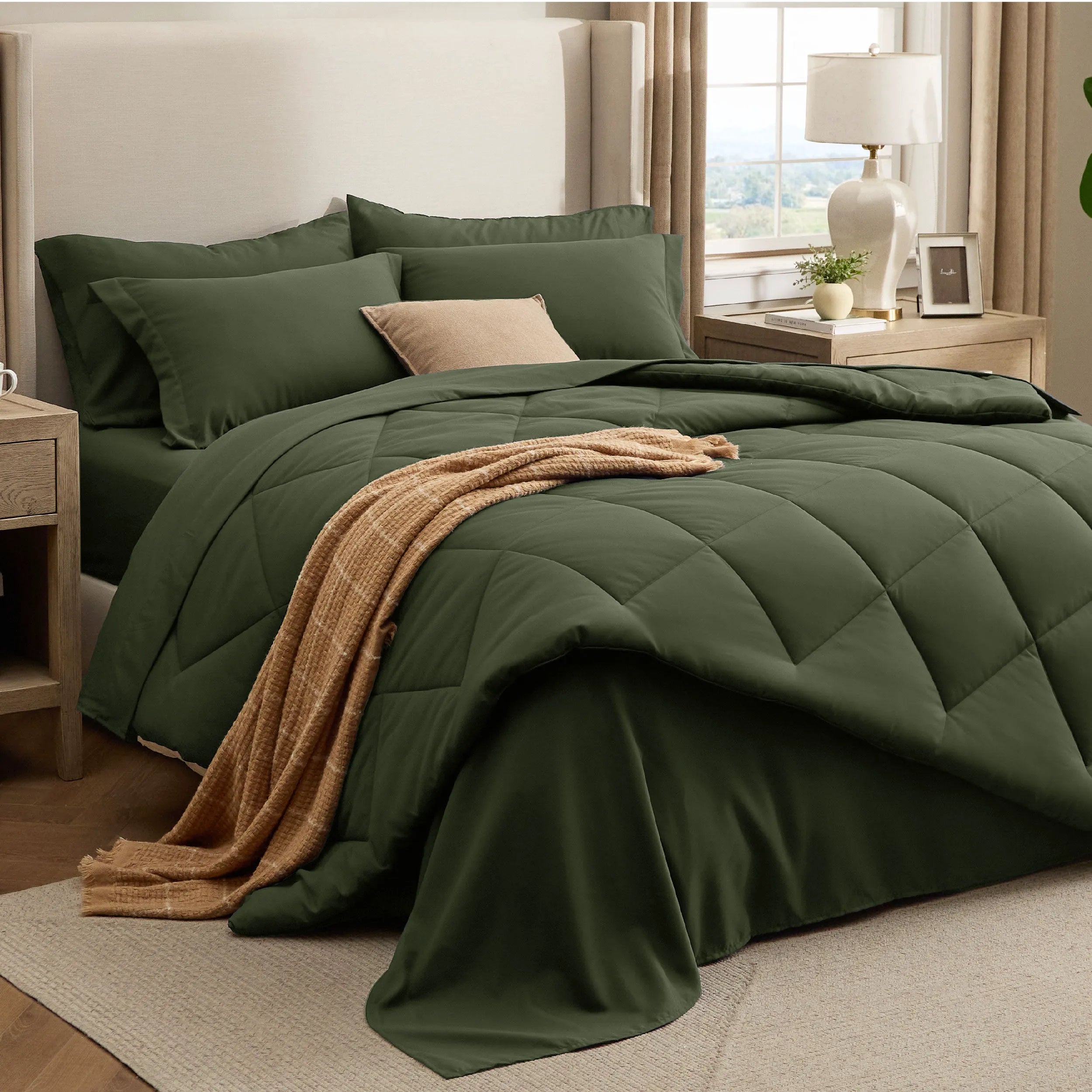Diamond Quilted Bed-in-a-Bag