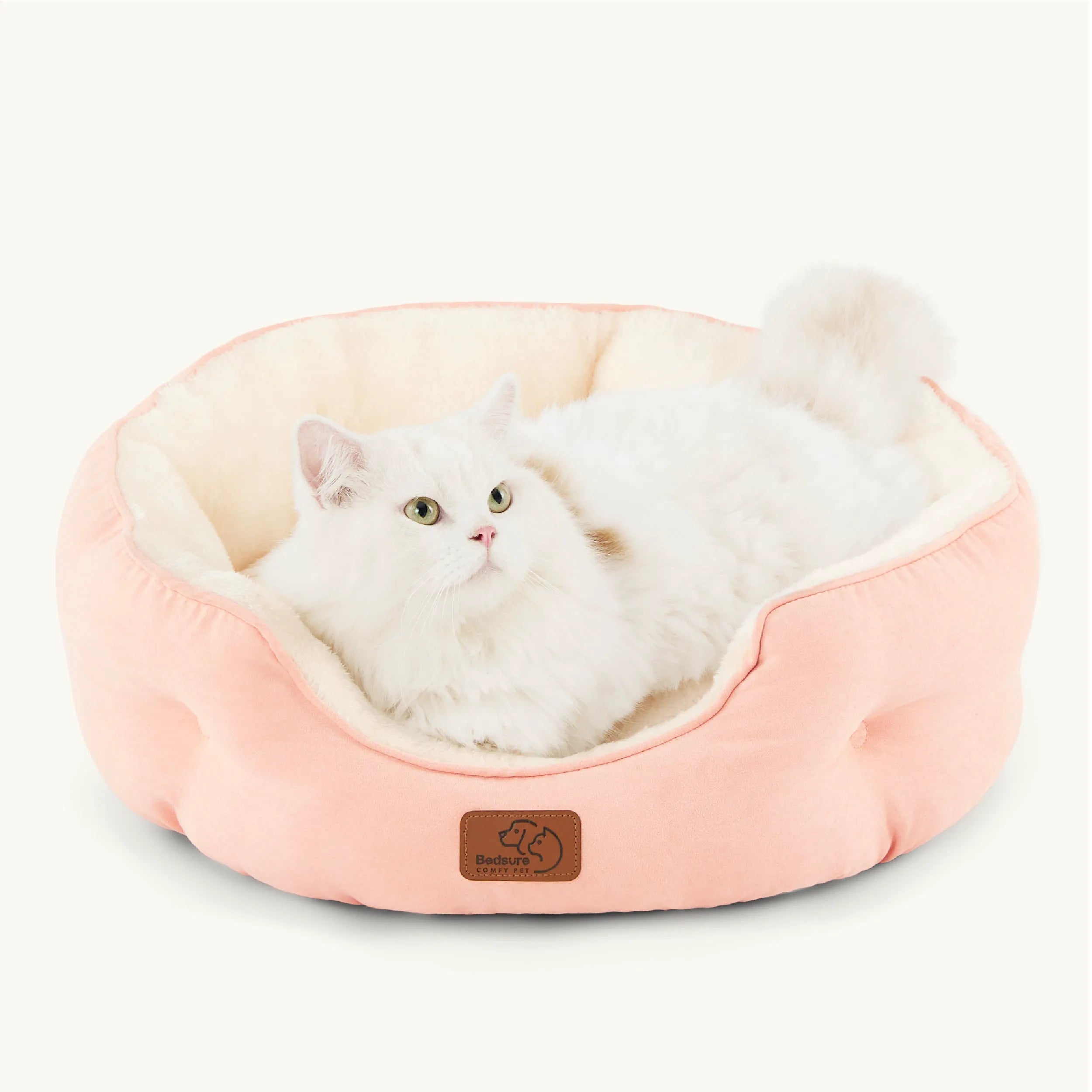 Round Solid Pet Bed