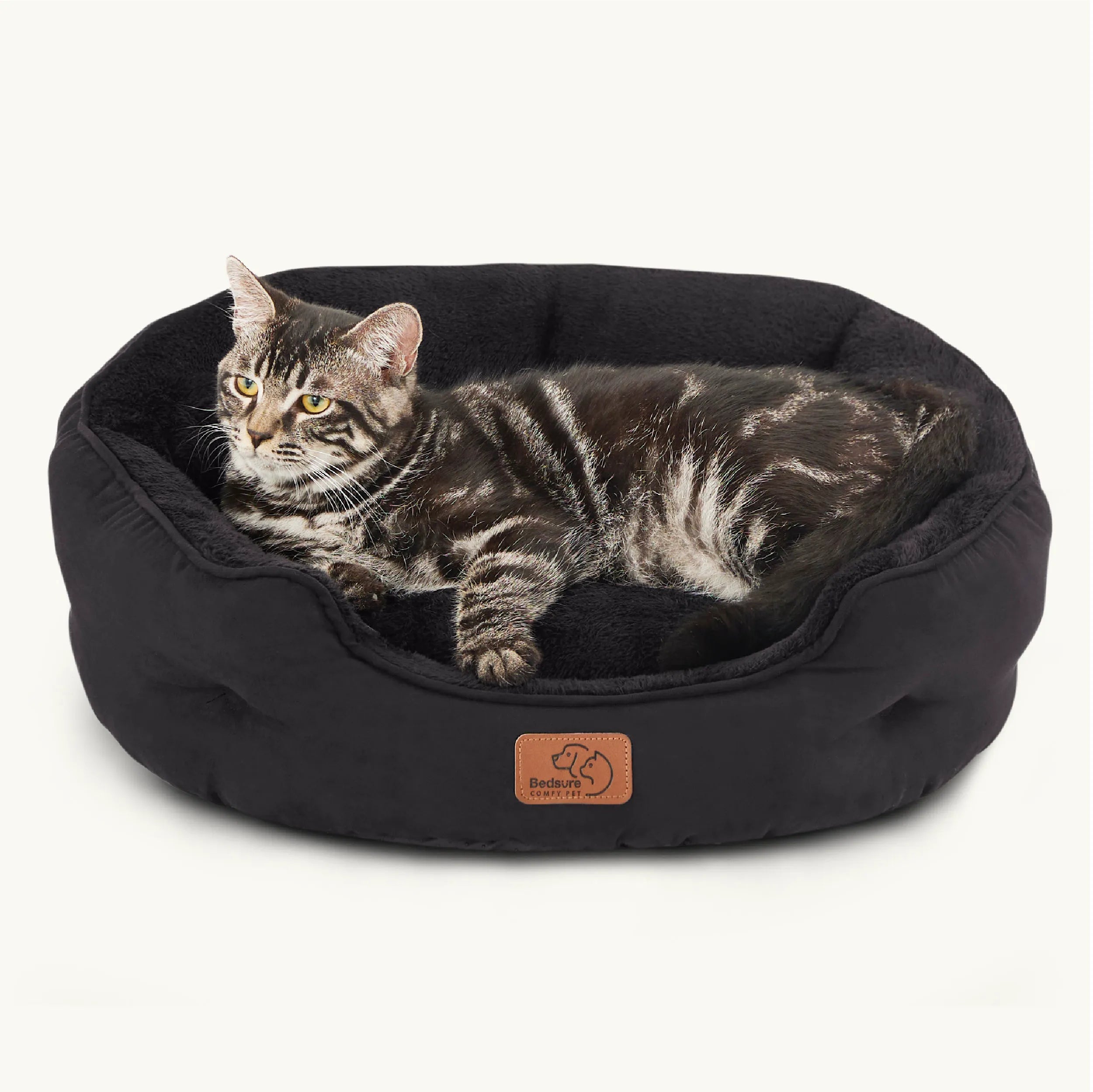 Round Solid Pet Bed