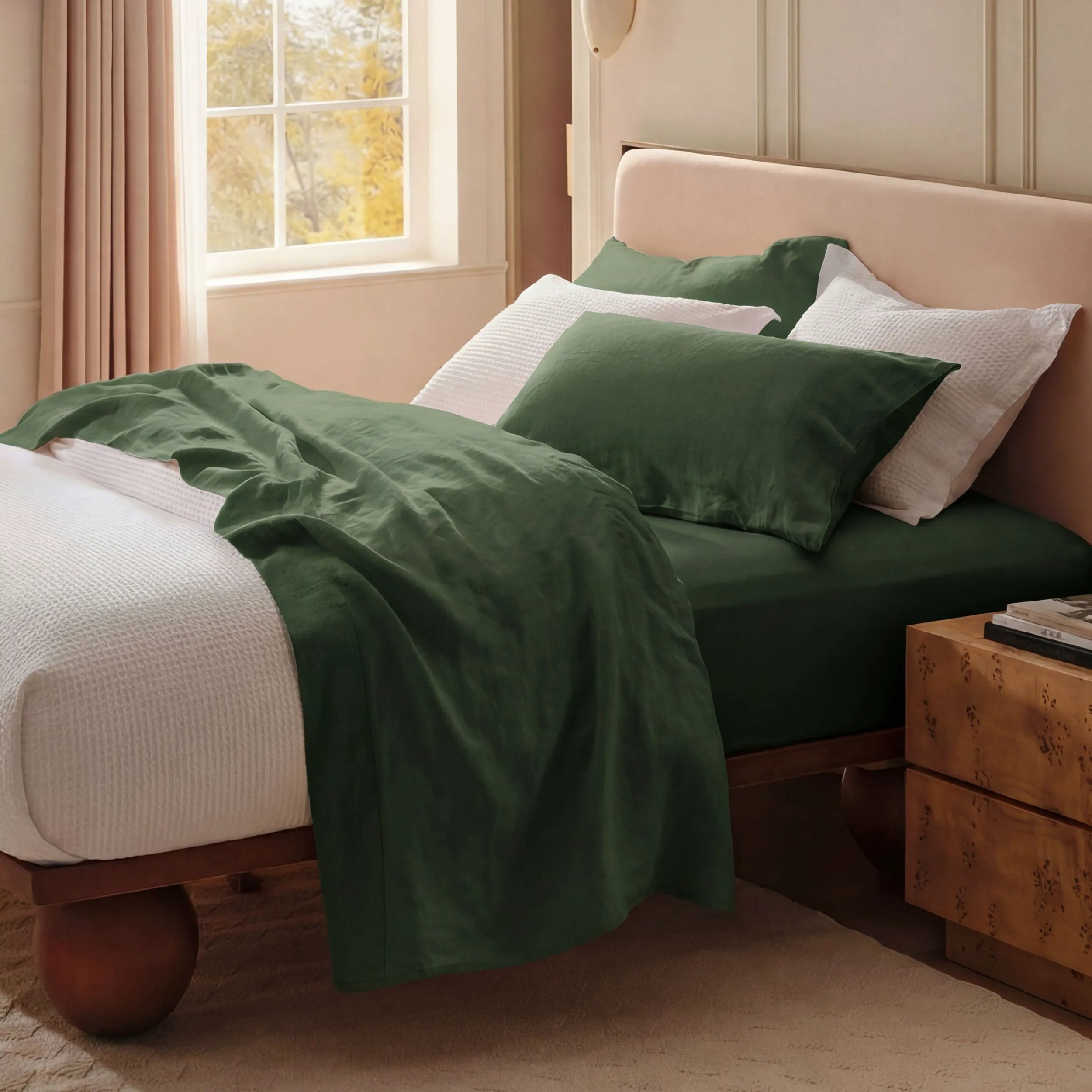 Cotton-Linen Blend Sheet Set