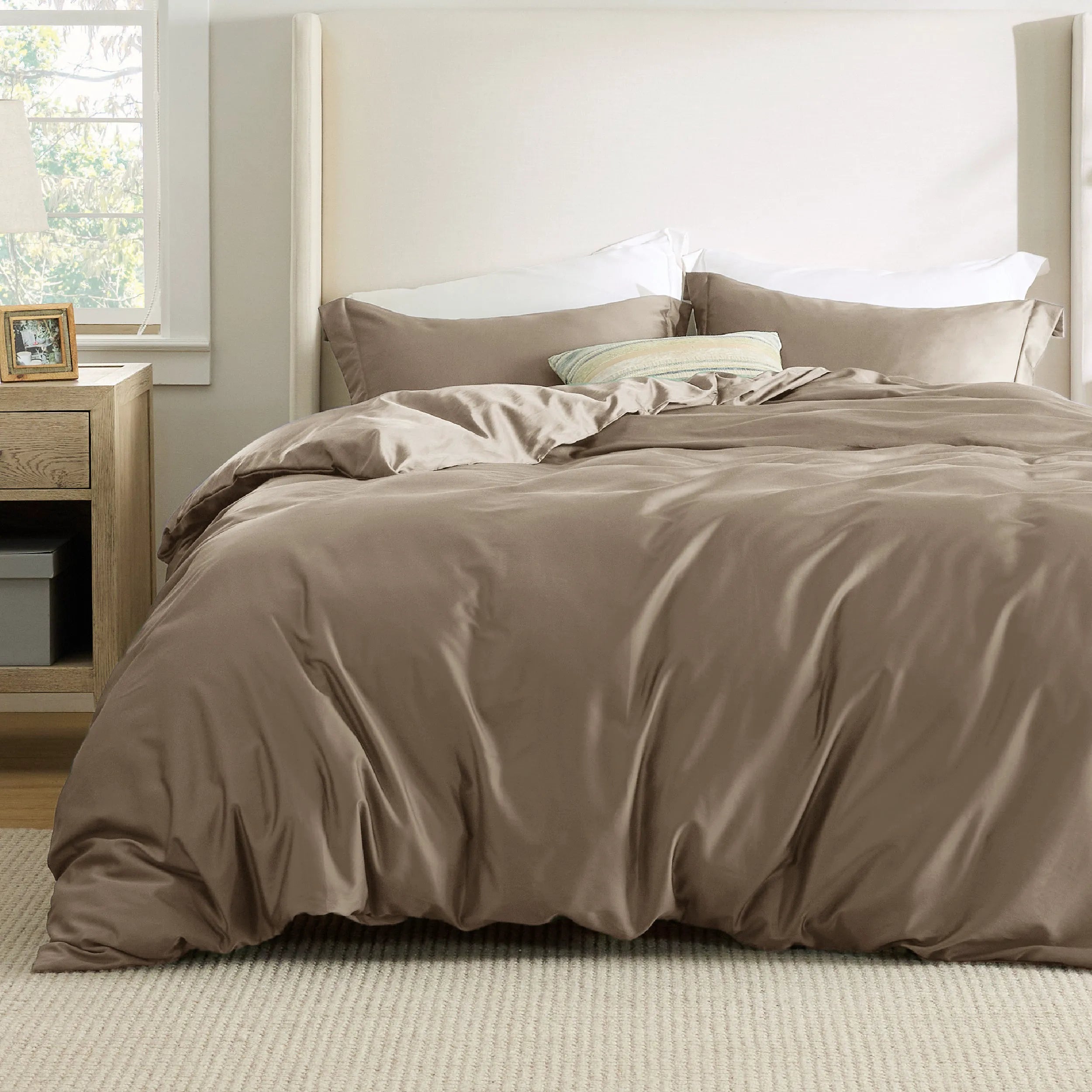 Lyocell Cotton Blend Duvet Cover Set