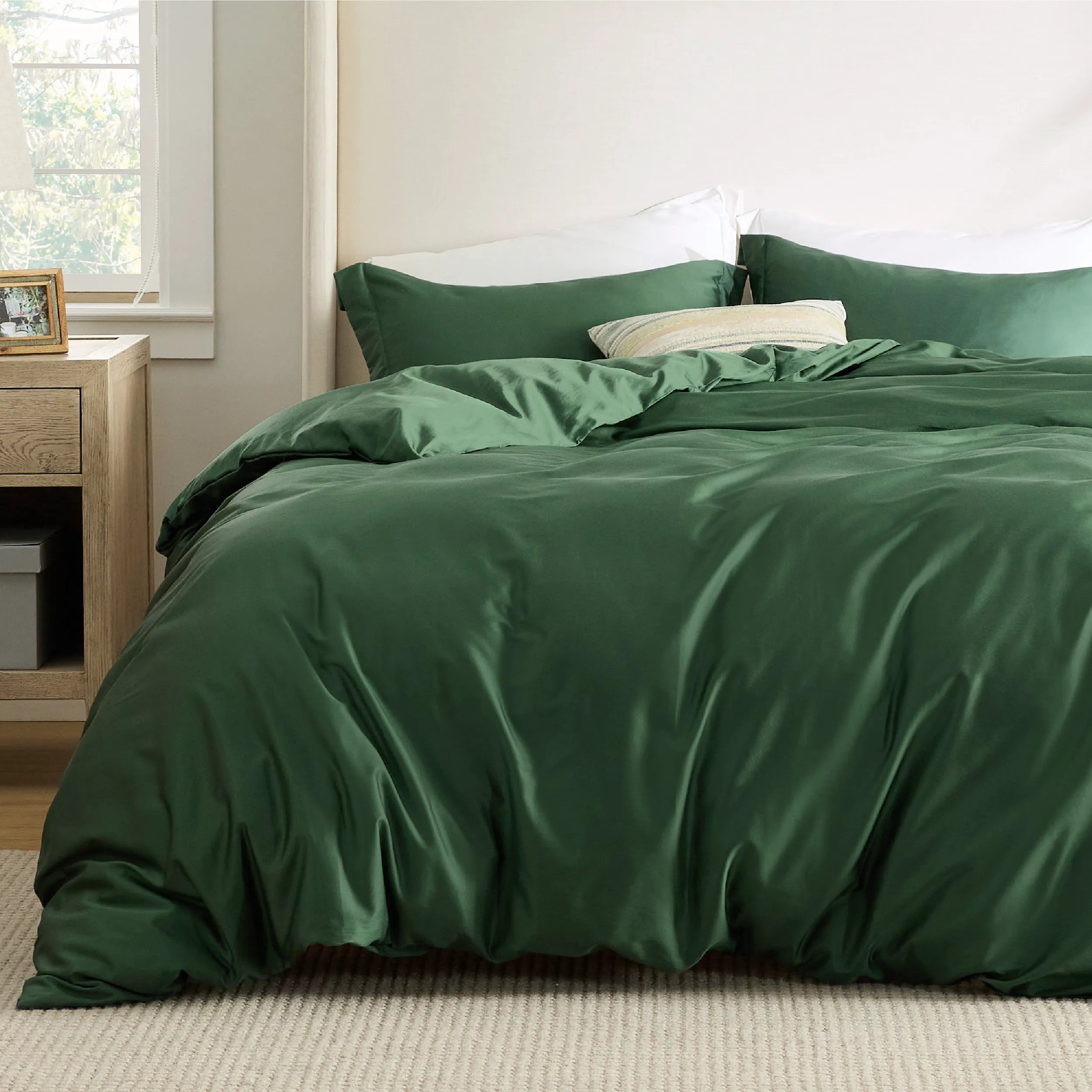 Lyocell Cotton Blend Duvet Cover Set