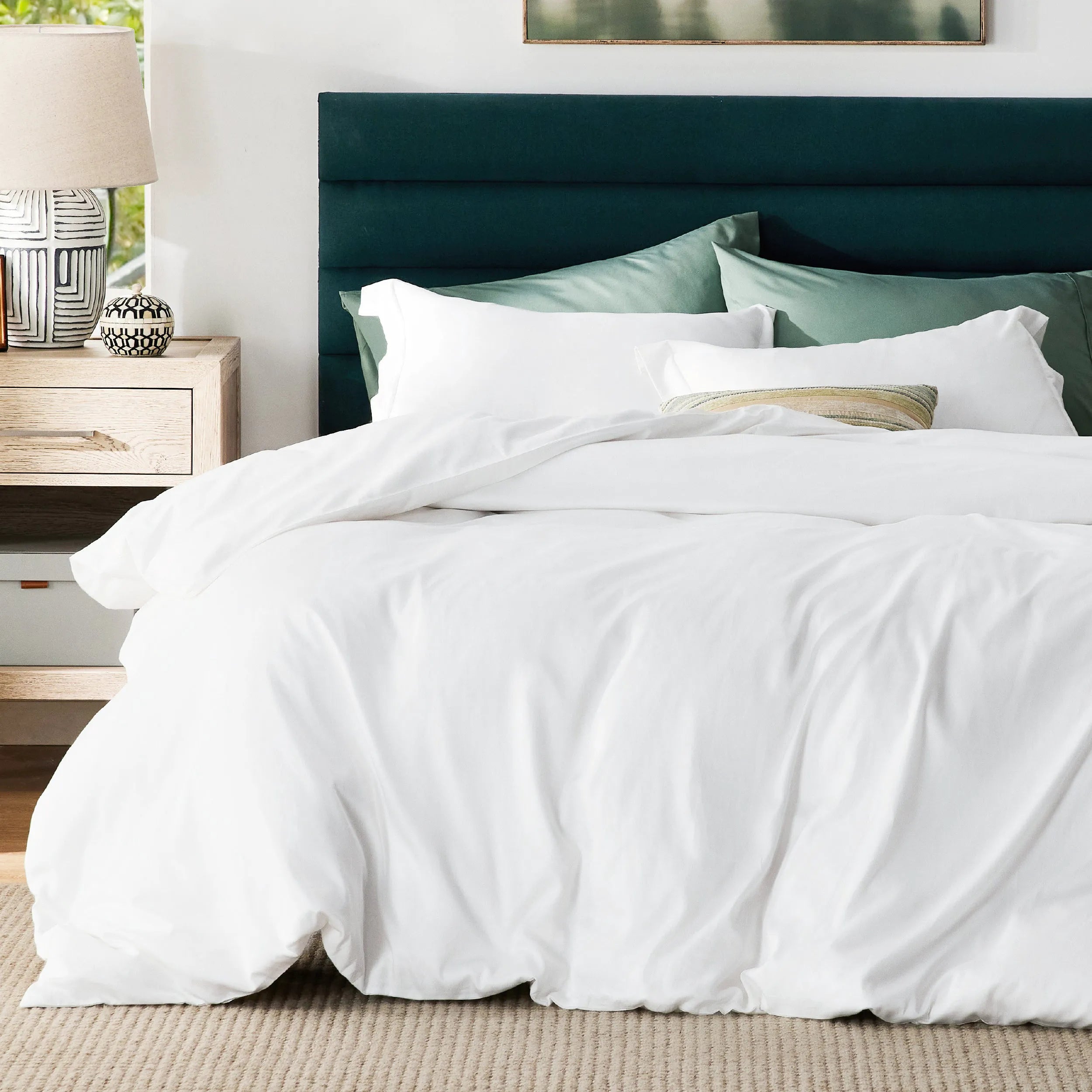 Lyocell Cotton Blend Duvet Cover Set