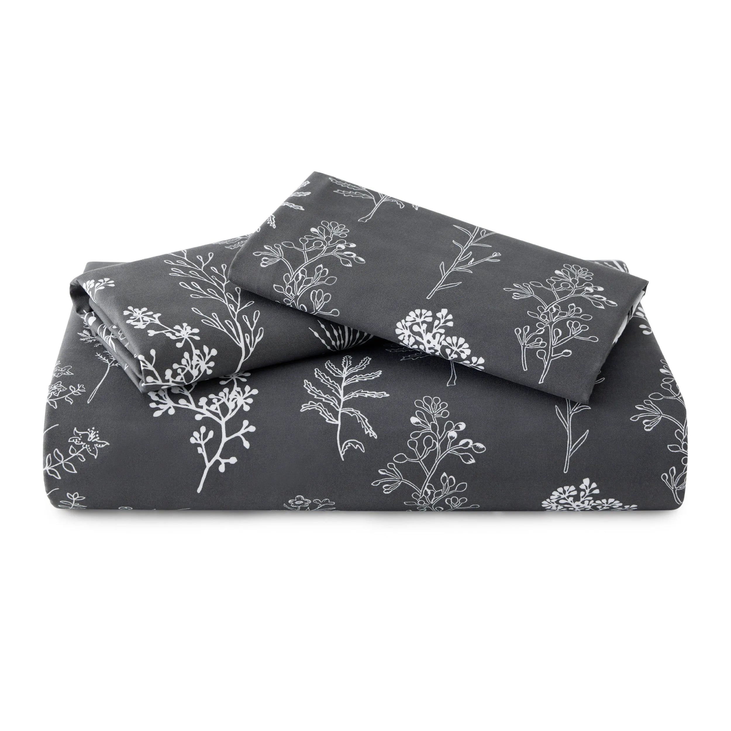 Reversible Floral Duvet Cover Set