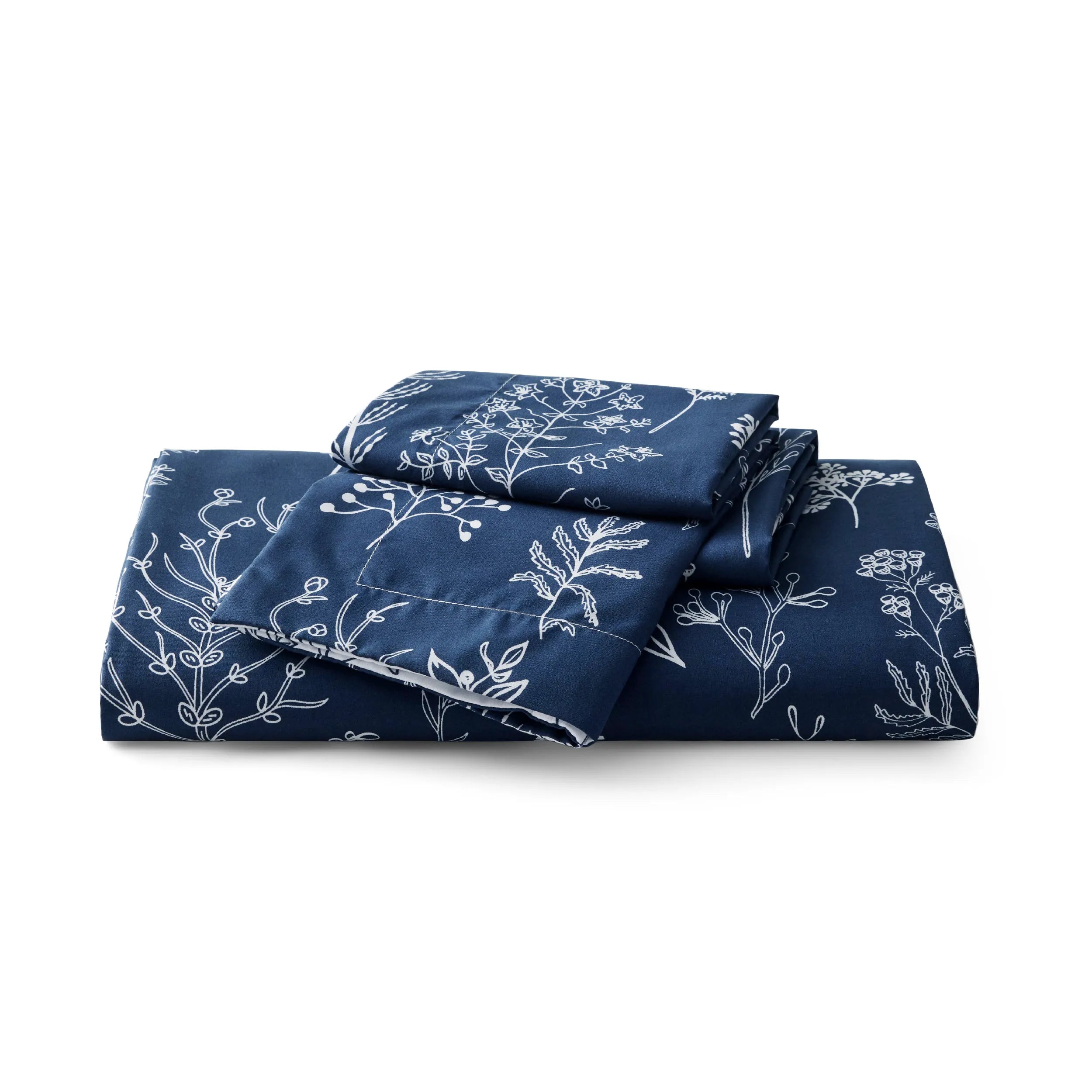 Reversible Floral Duvet Cover Set