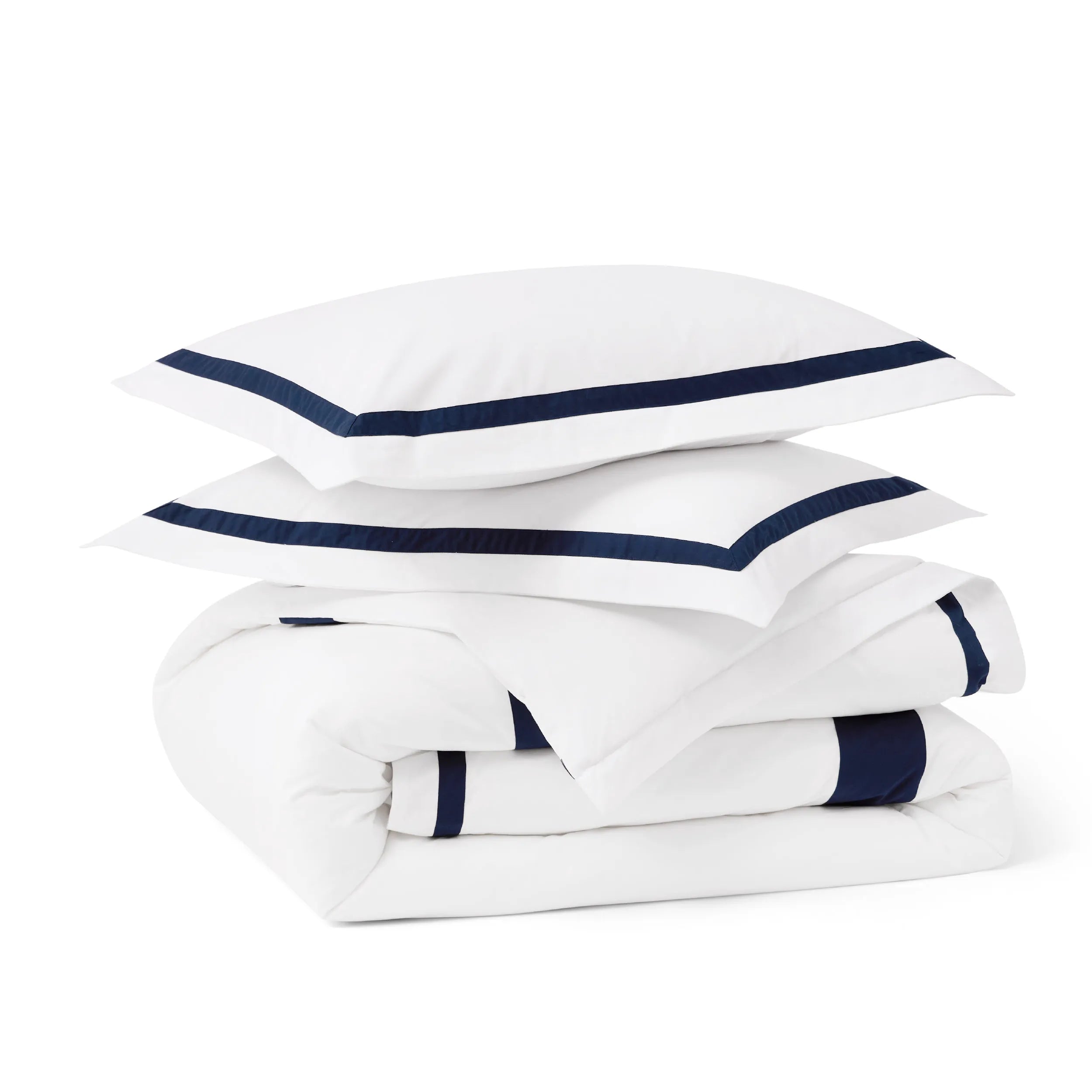 PureWoven™ Cotton Embroidered Hotel Duvet Cover Set