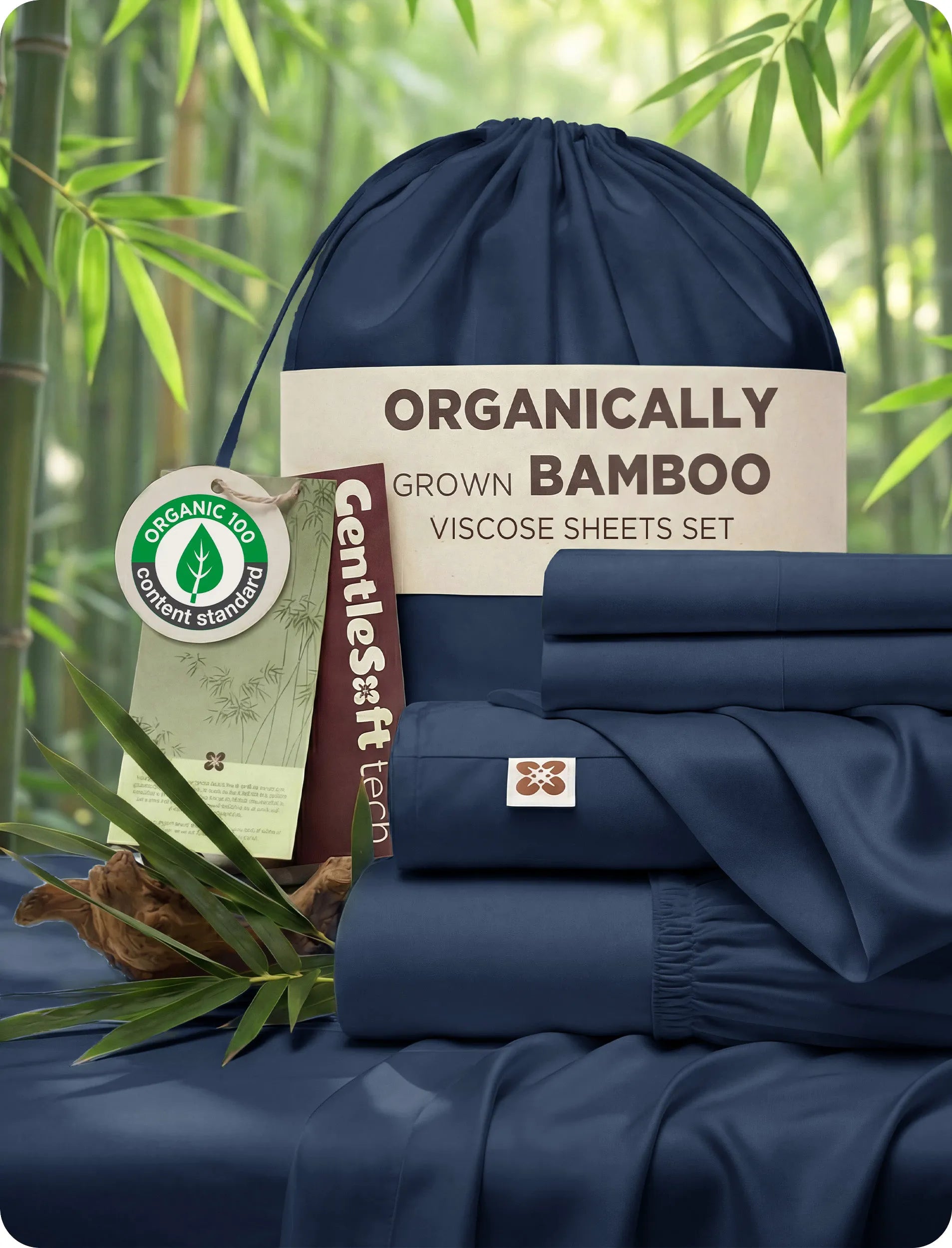 PureWoven™ Organic Bamboo Viscose Sheet Set