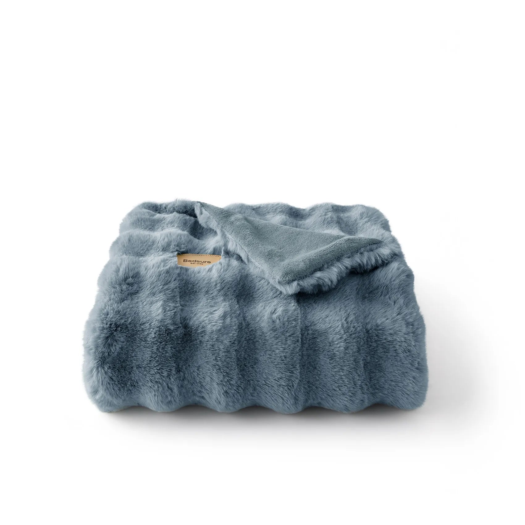 Faux Fur Bubble Blanket
