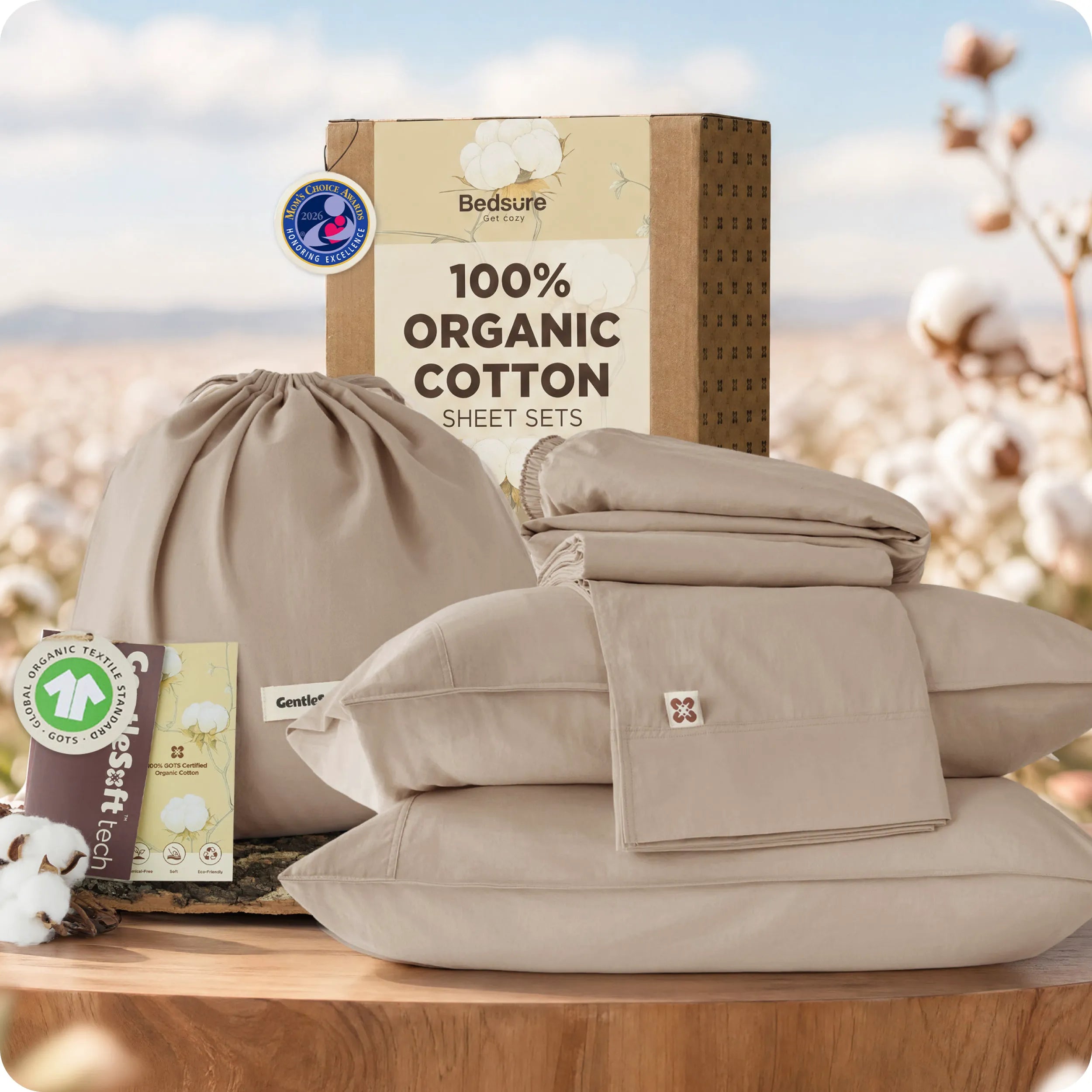 PureWoven™ Organic Cotton Sheet Set