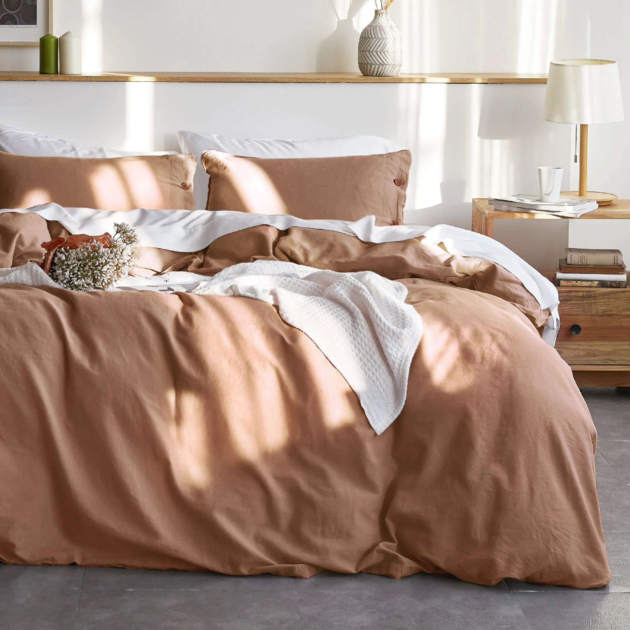 PureWoven™ Cotton-Linen Blend Duvet Cover Set