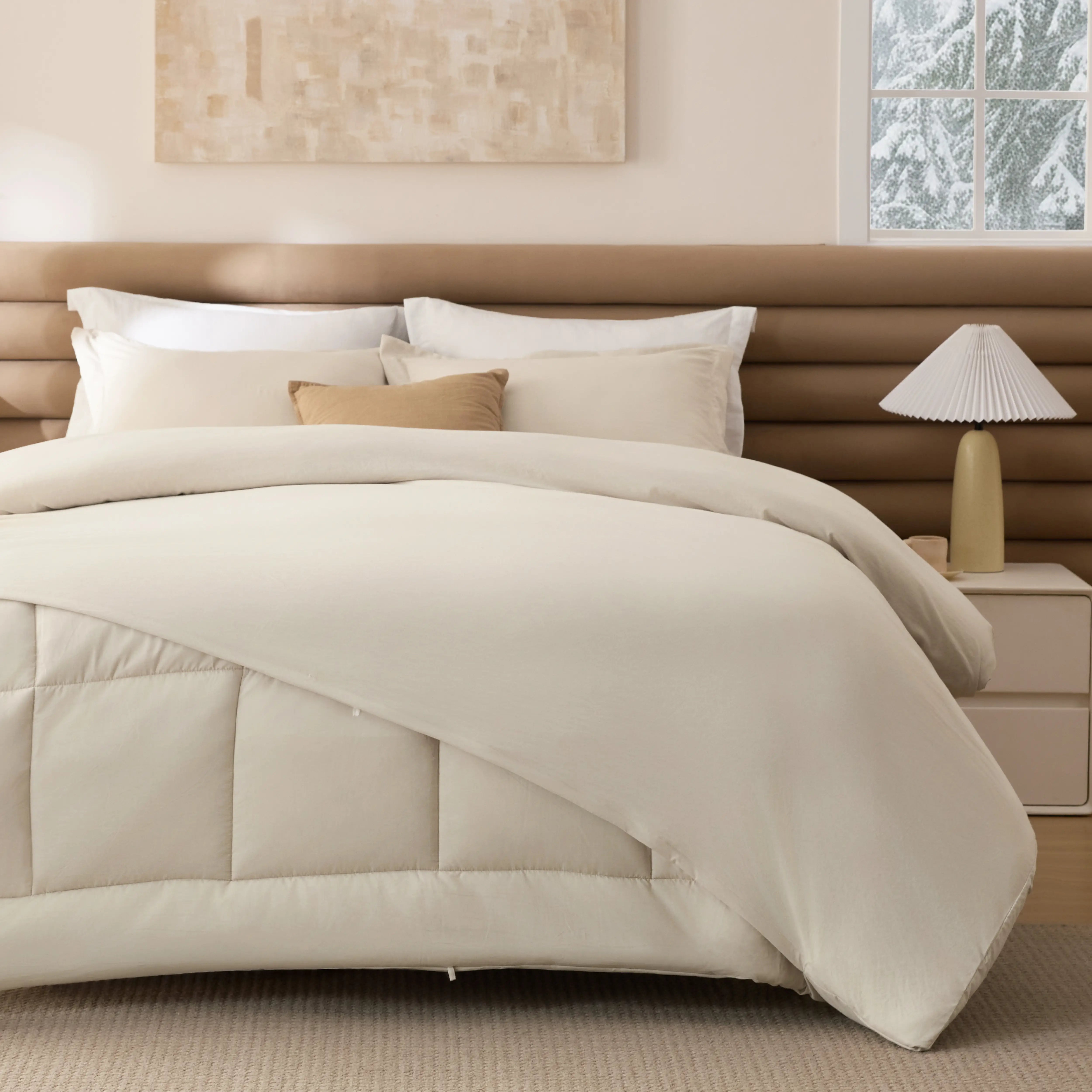 Prewashed Cotton-Like Down Alternative Bed-in-a-Bag