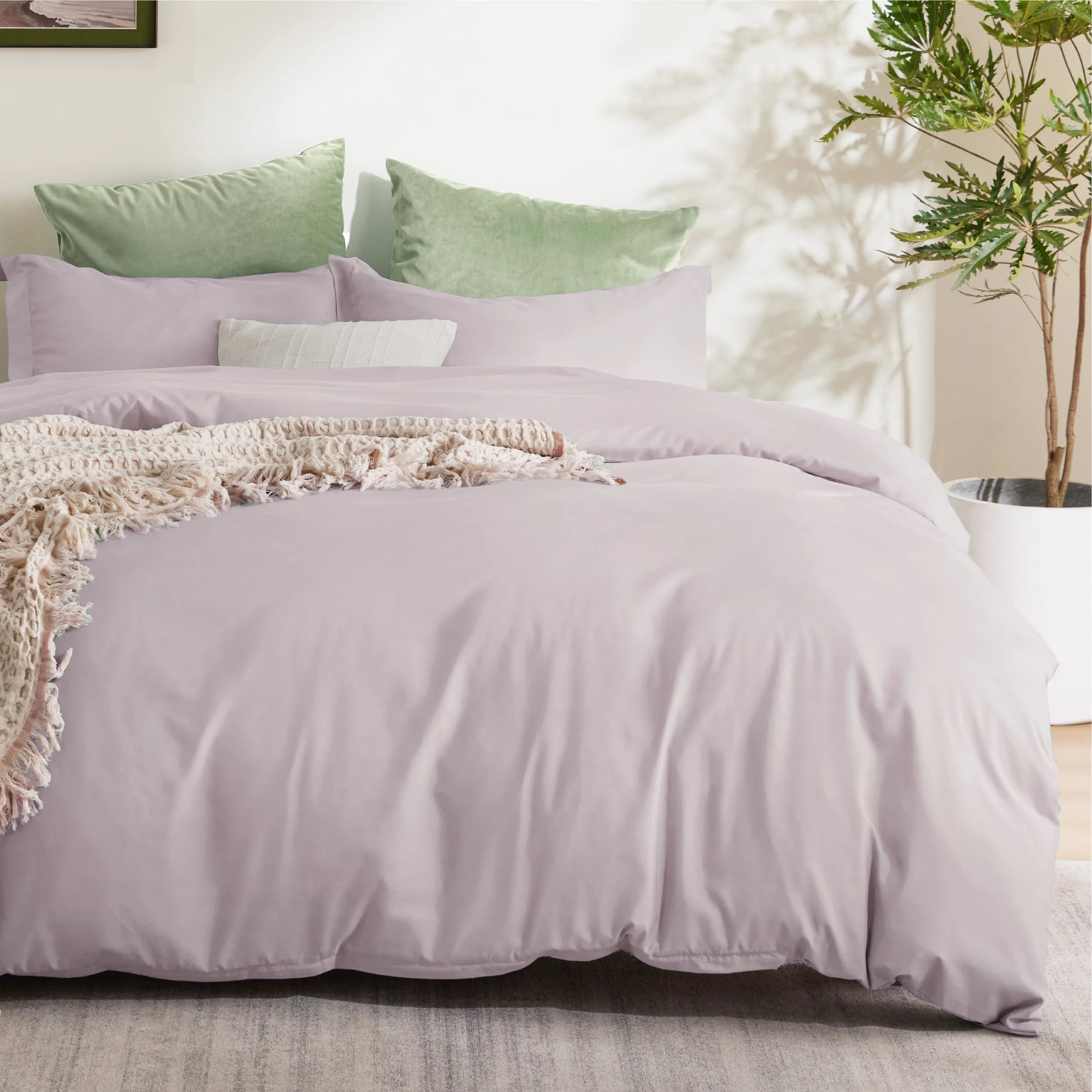 Brushed Microfiber Duvet Cover Set