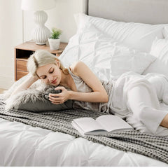 Pintuck Bedding Set