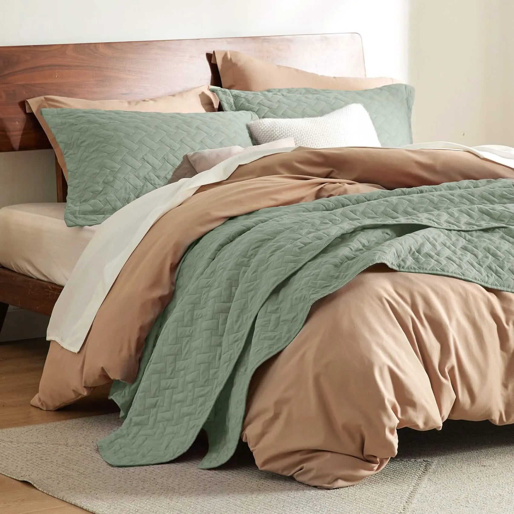 Basketweave Quilt Set