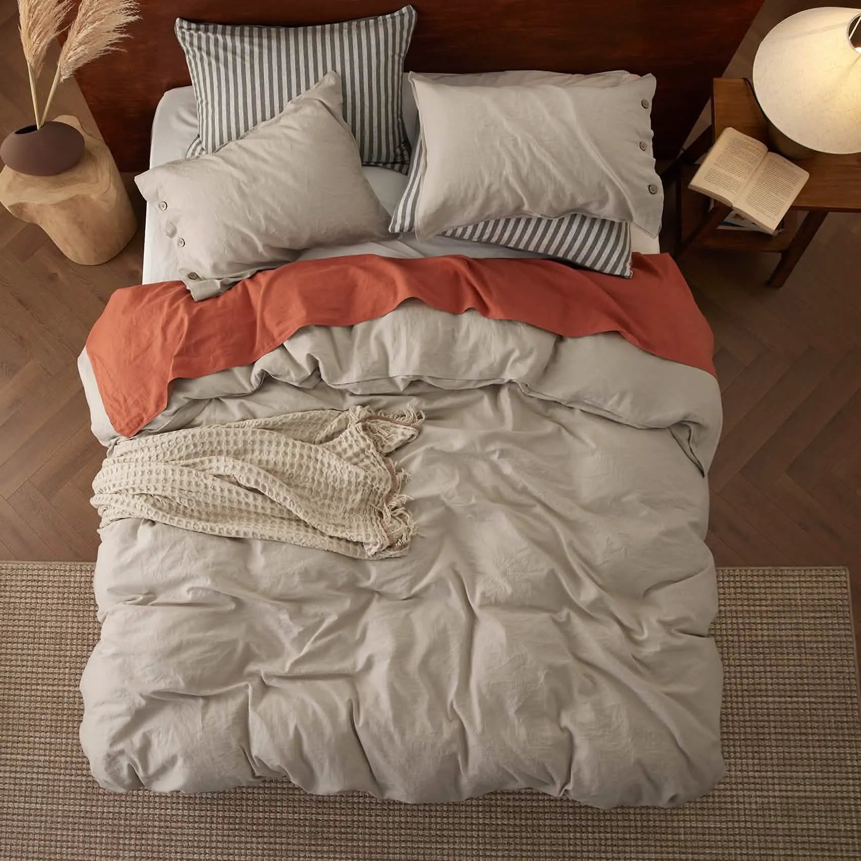 PureWoven™ Cotton-Linen Blend Duvet Cover Set