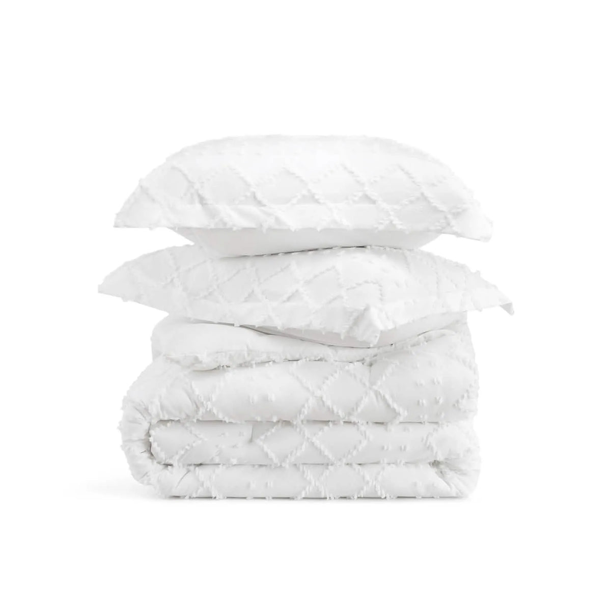Tufted Embroidery Comforter Set