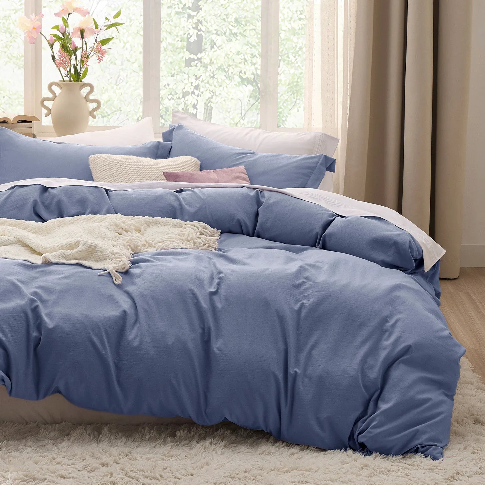 Ultra-Soft Hypoallergenic Microfiber Duvet Cover Set