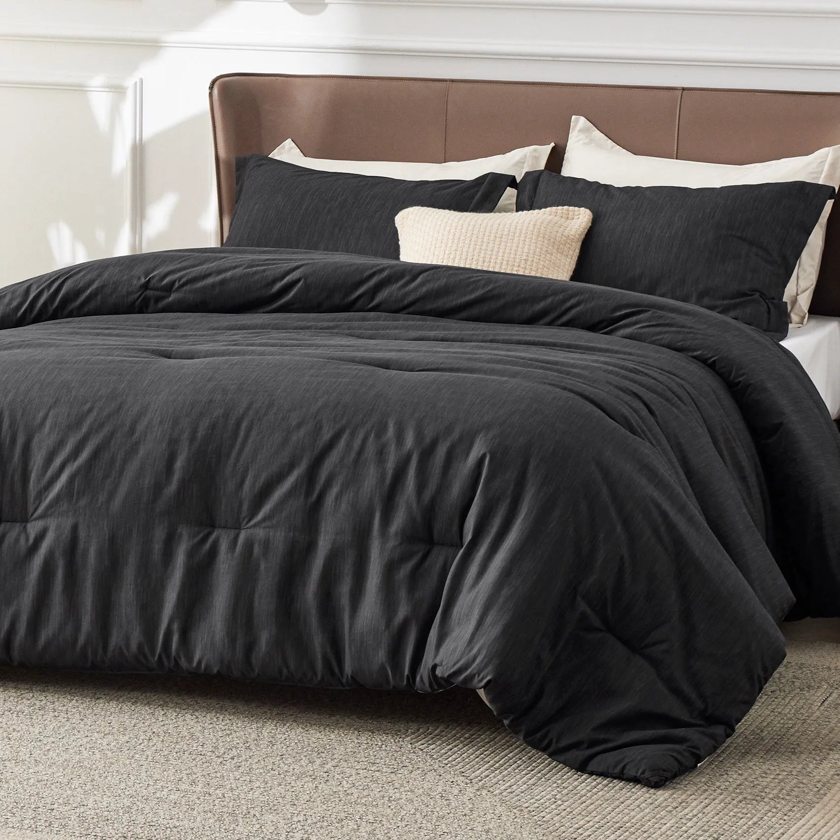 Cationic Dye Comforter Set - 90gsm