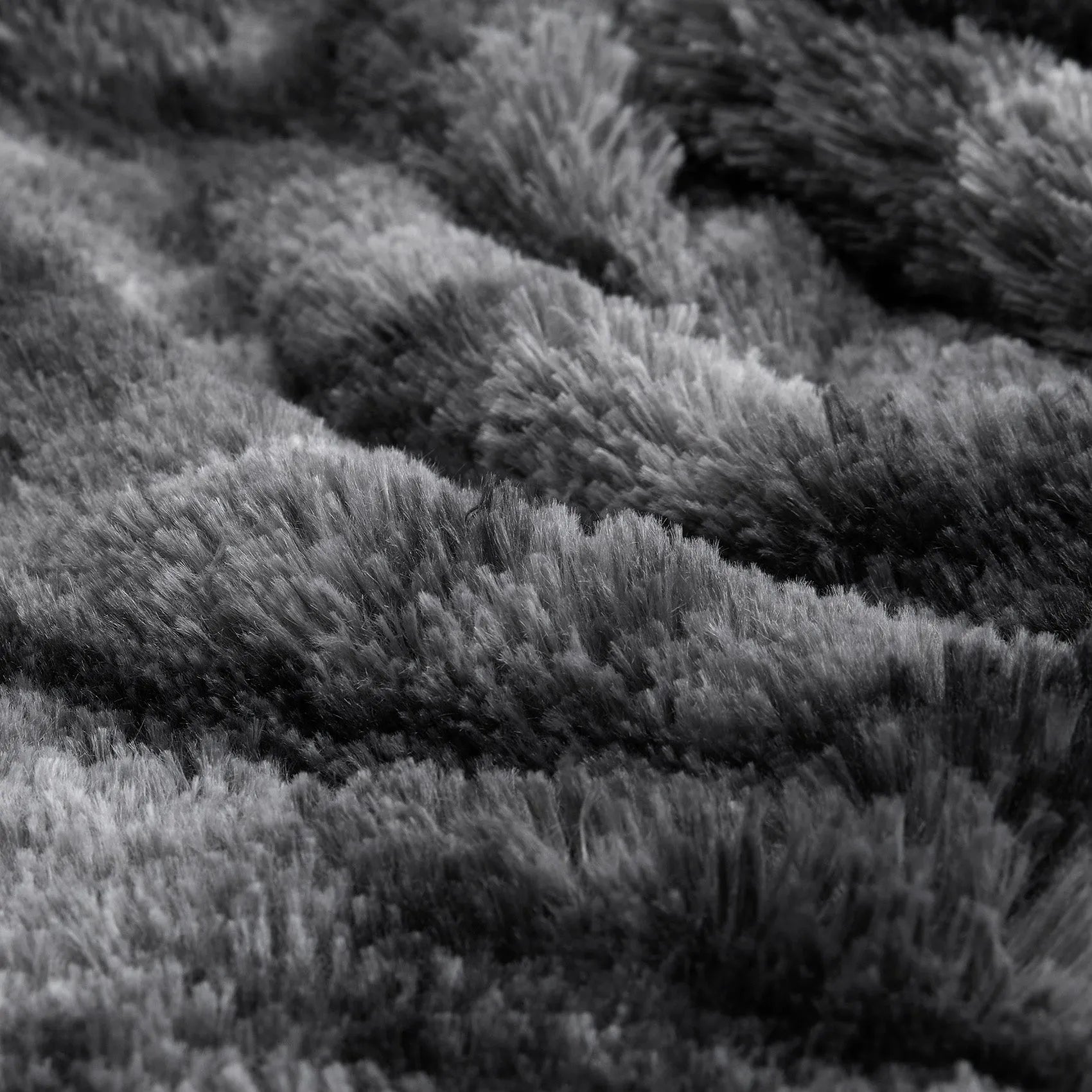 Fuzzy Faux Fur Throw Blanket