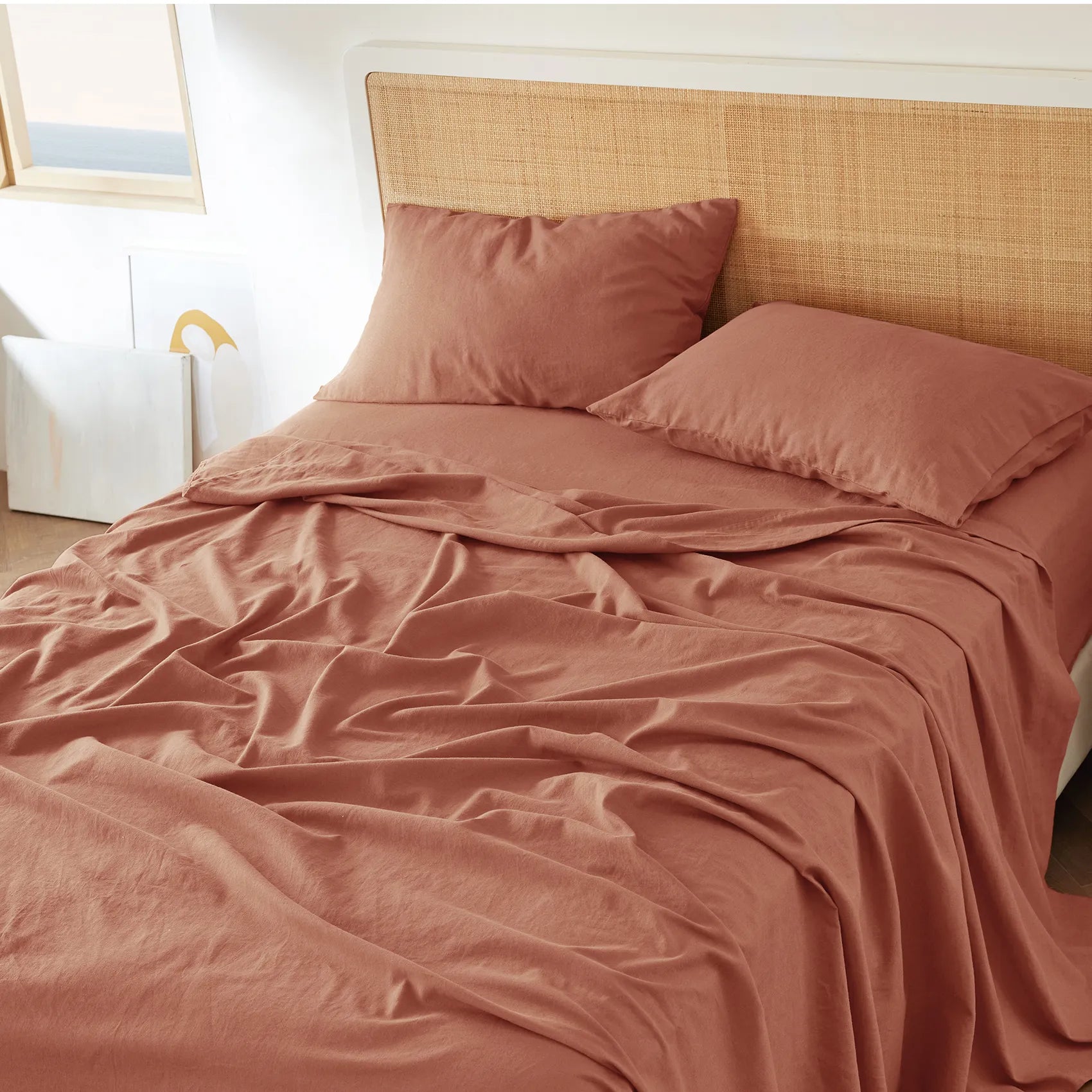 Cotton-Linen Blend Sheet Set