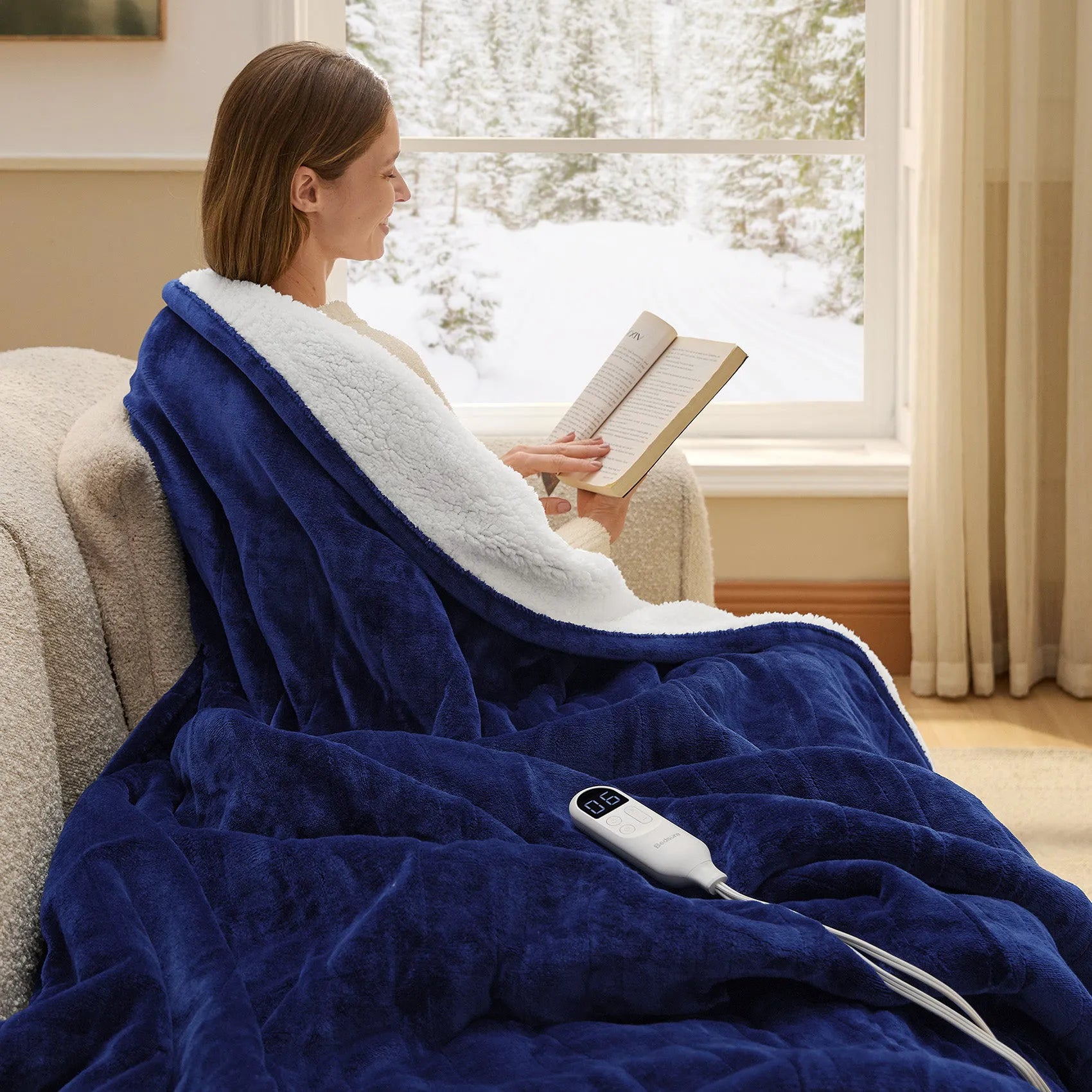 Heated Flannel Blanket