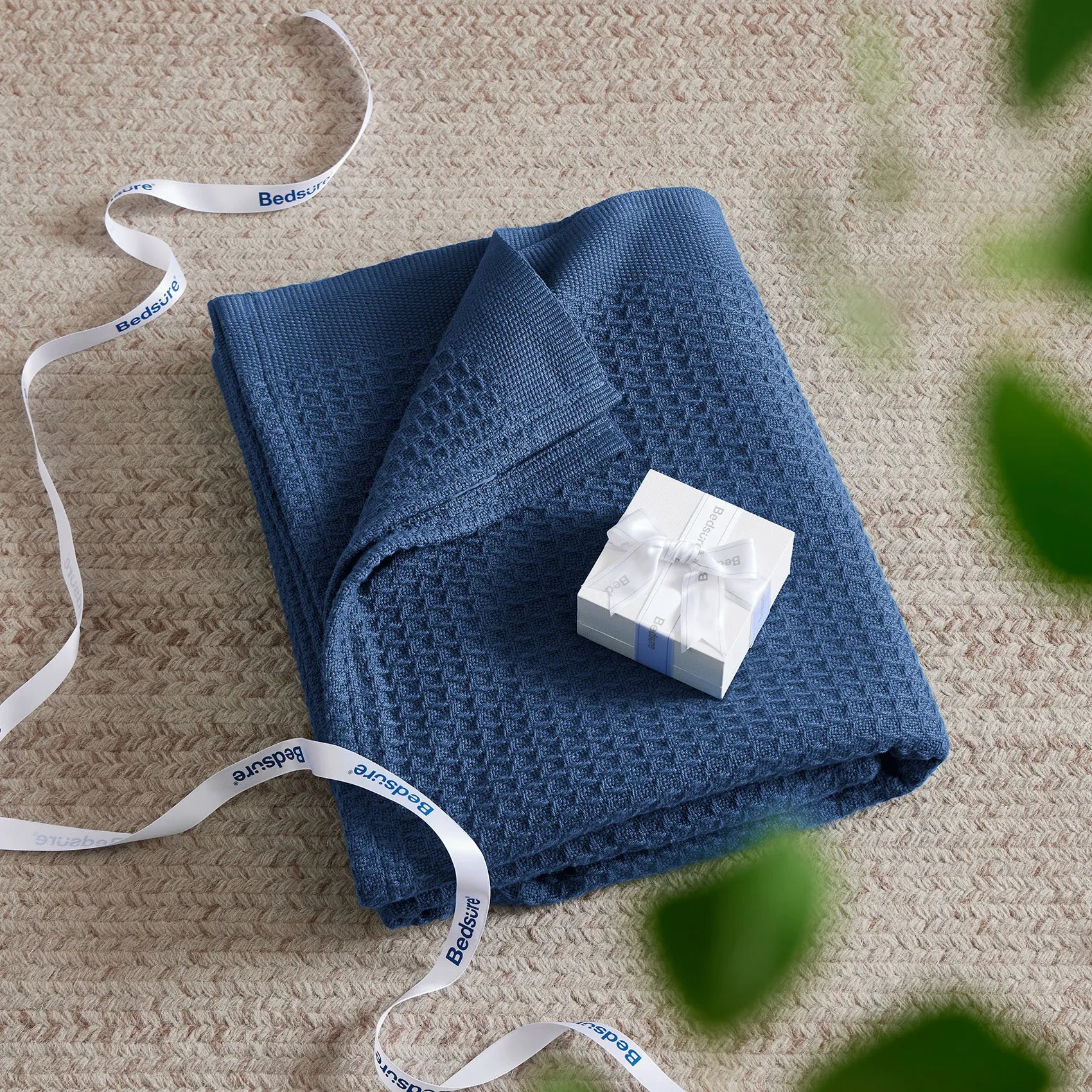 Cotton Waffle Weave Blanket