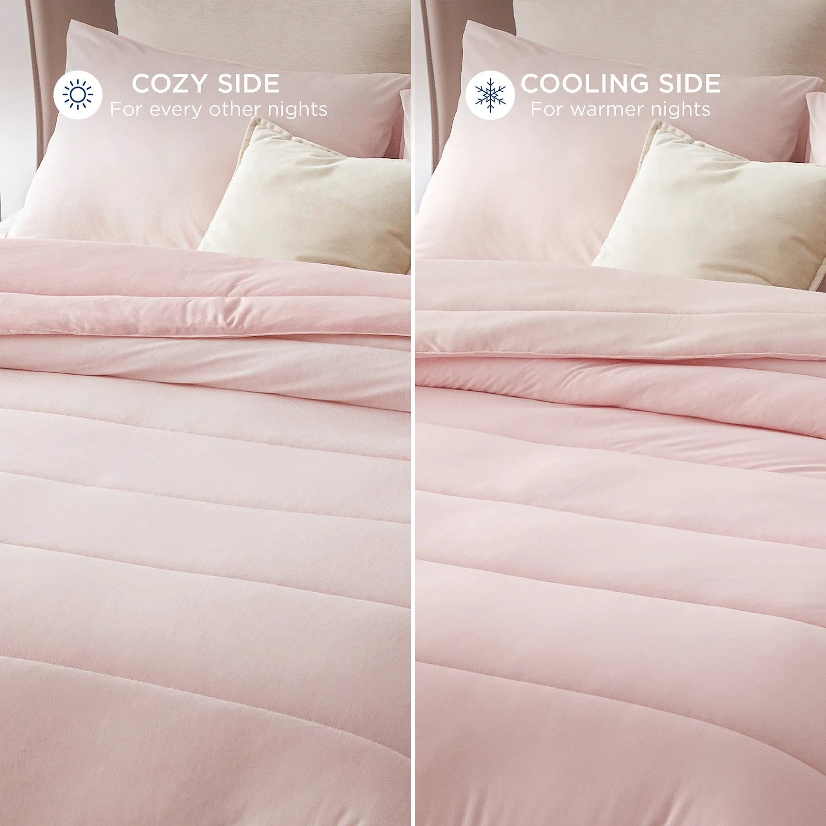 Reversible Warm & Cooling Comforter Set