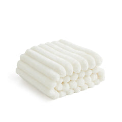 Luxplush Striped Throw Blanket