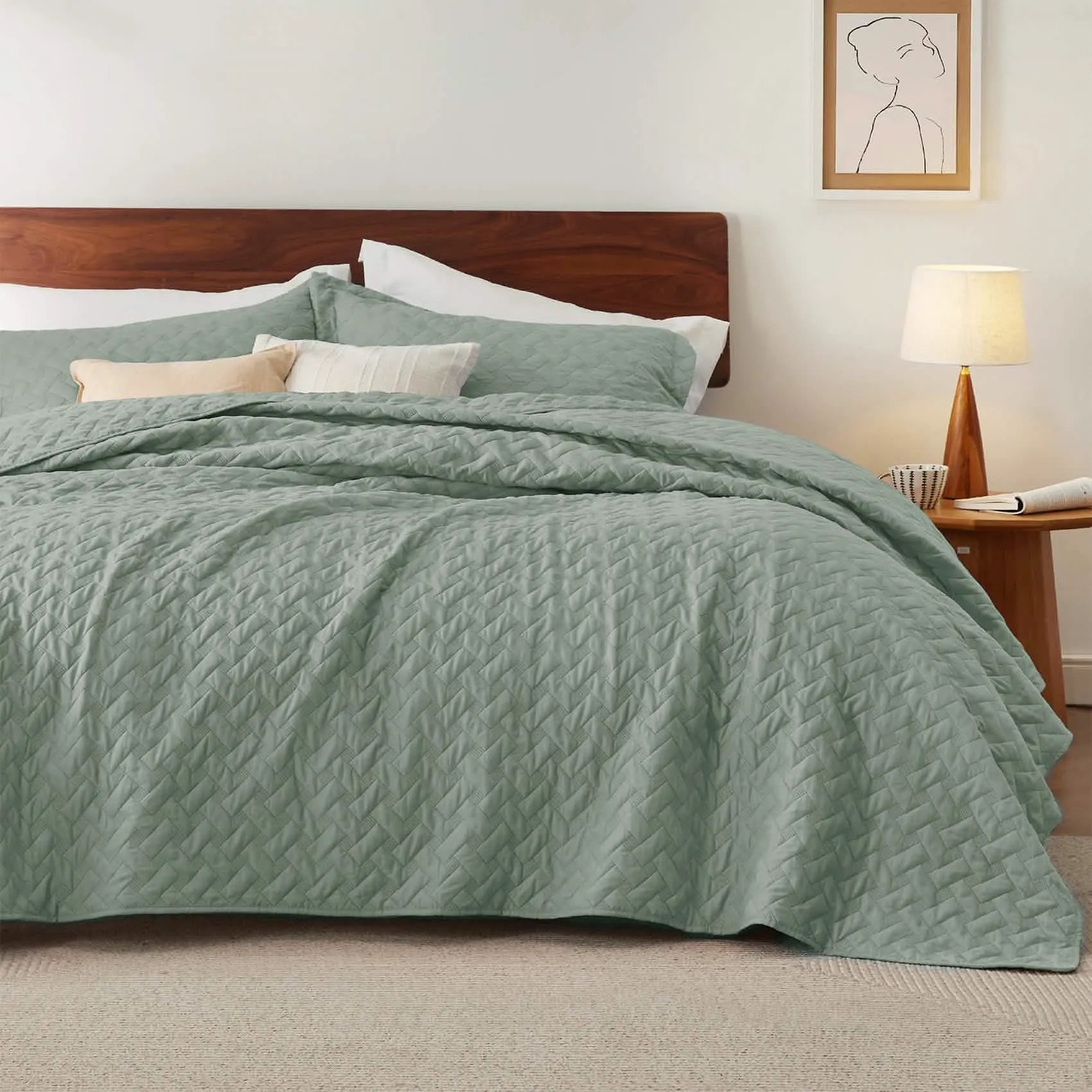 Basketweave Quilt Set