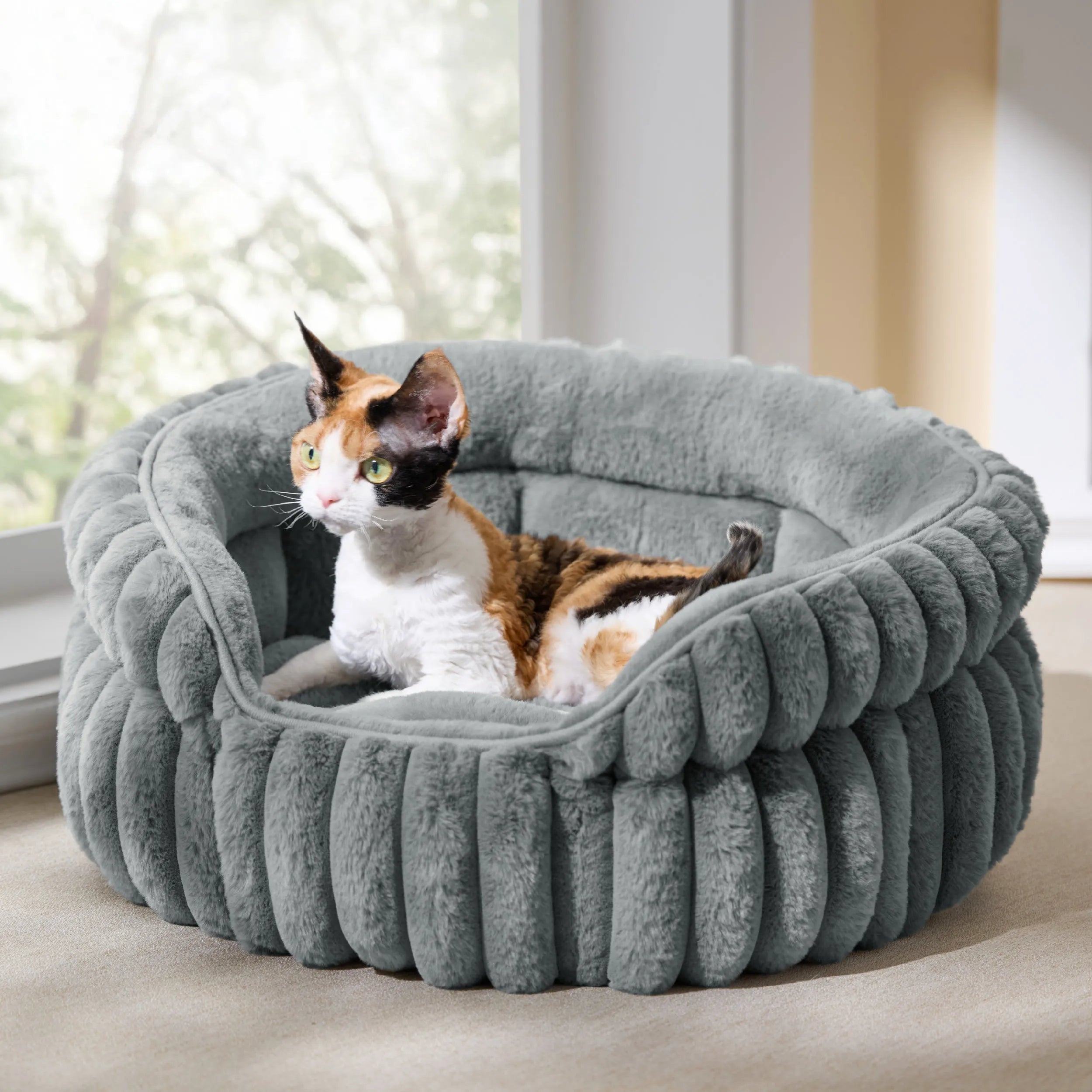 ComfyFleece™ Dual-Layer Cat Bed