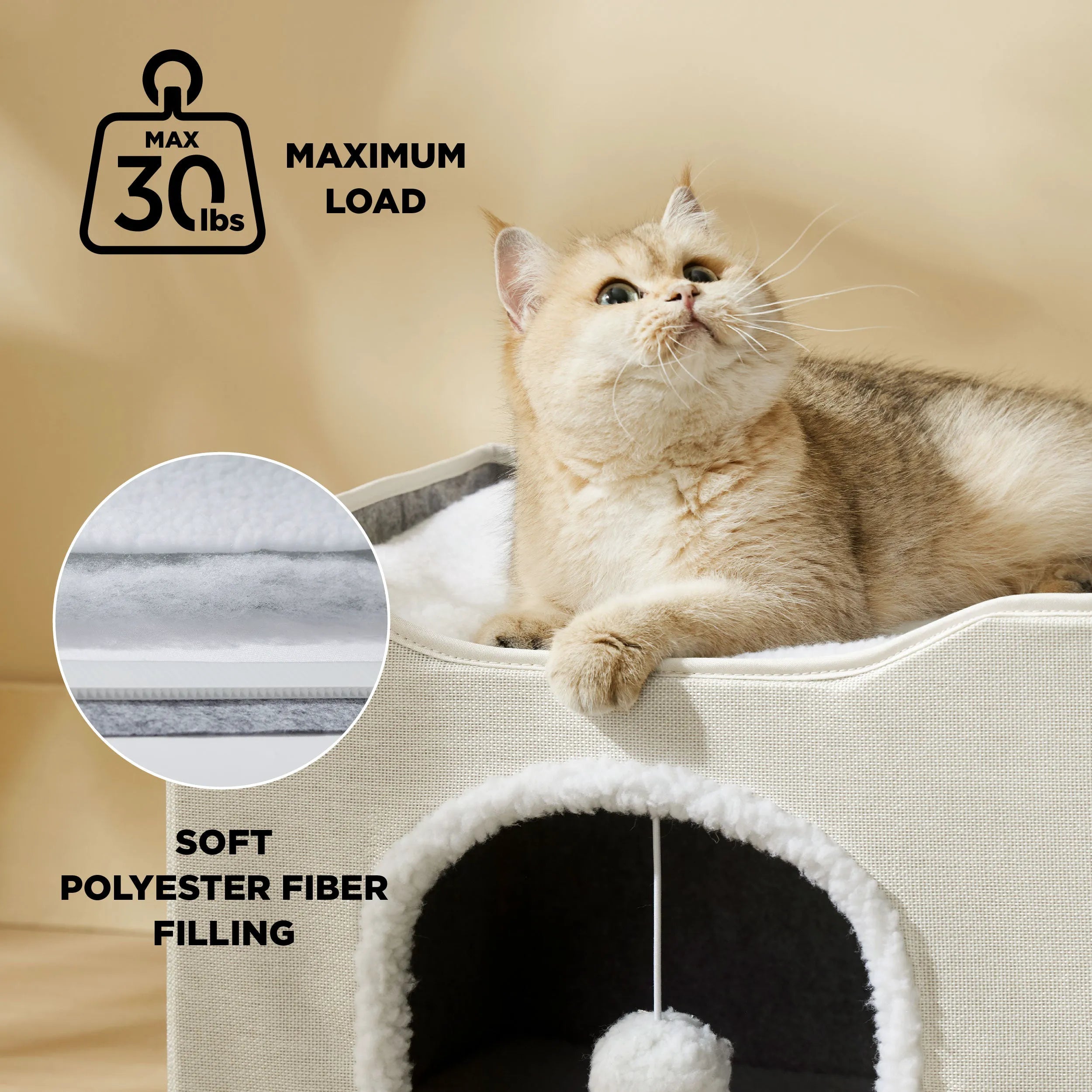 Indoor Cat Bed and House for Pets