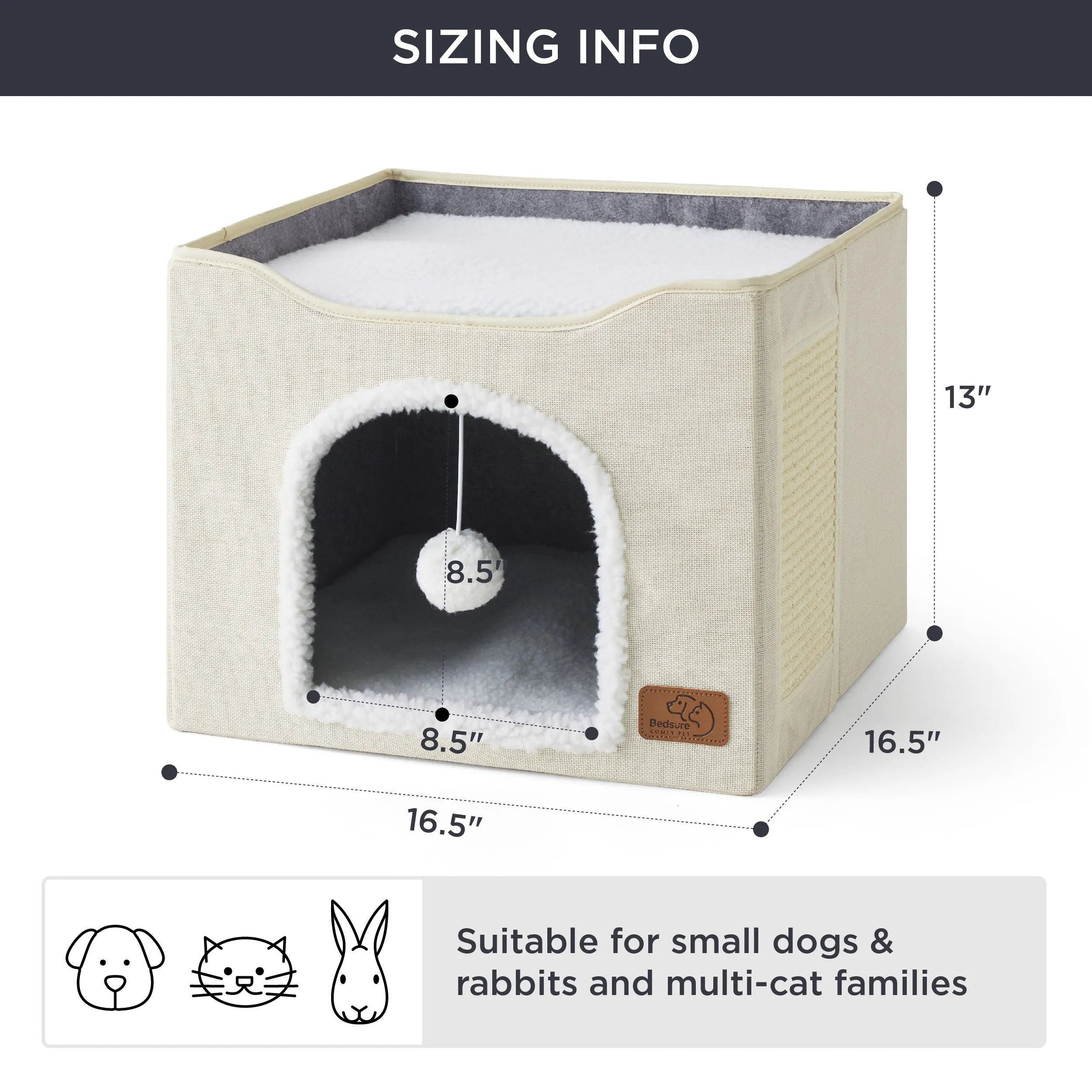 Indoor Cat Bed and House for Pets