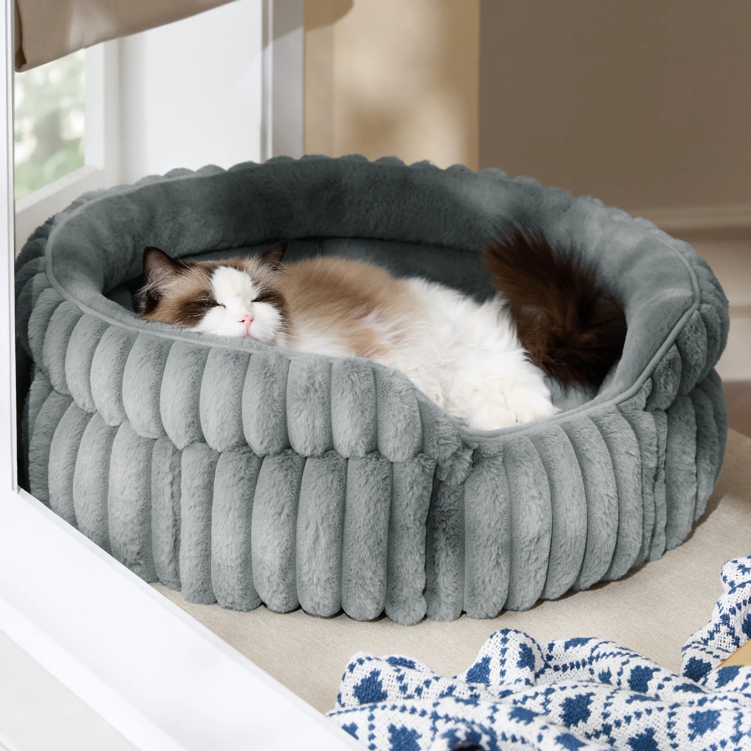 ComfyFleece™ Dual-Layer Cat Bed