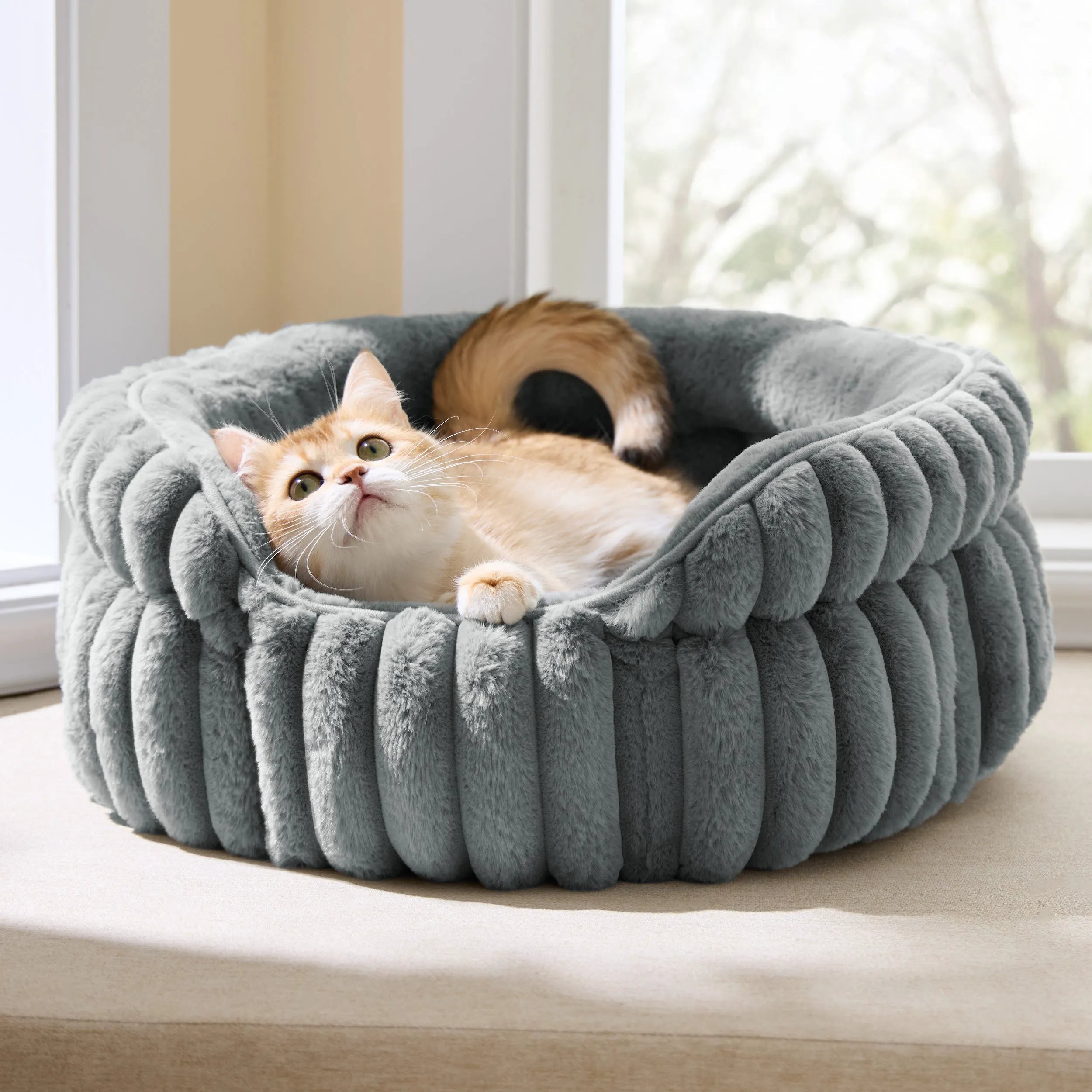 ComfyFleece™ Dual-Layer Cat Bed
