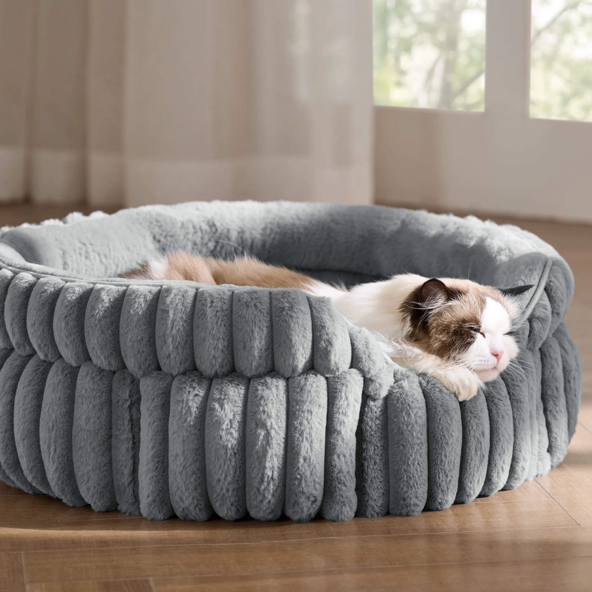 ComfyFleece™ Dual-Layer Cat Bed