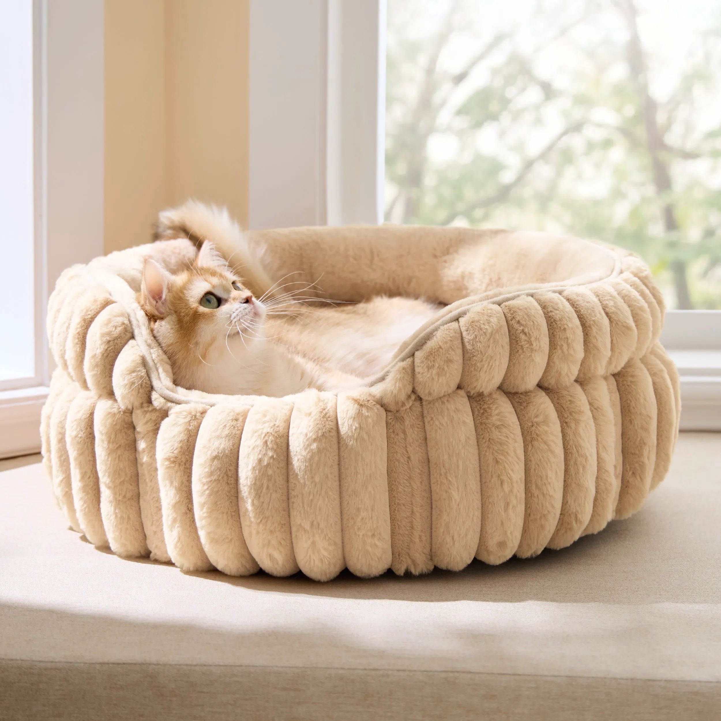ComfyFleece™ Dual-Layer Cat Bed